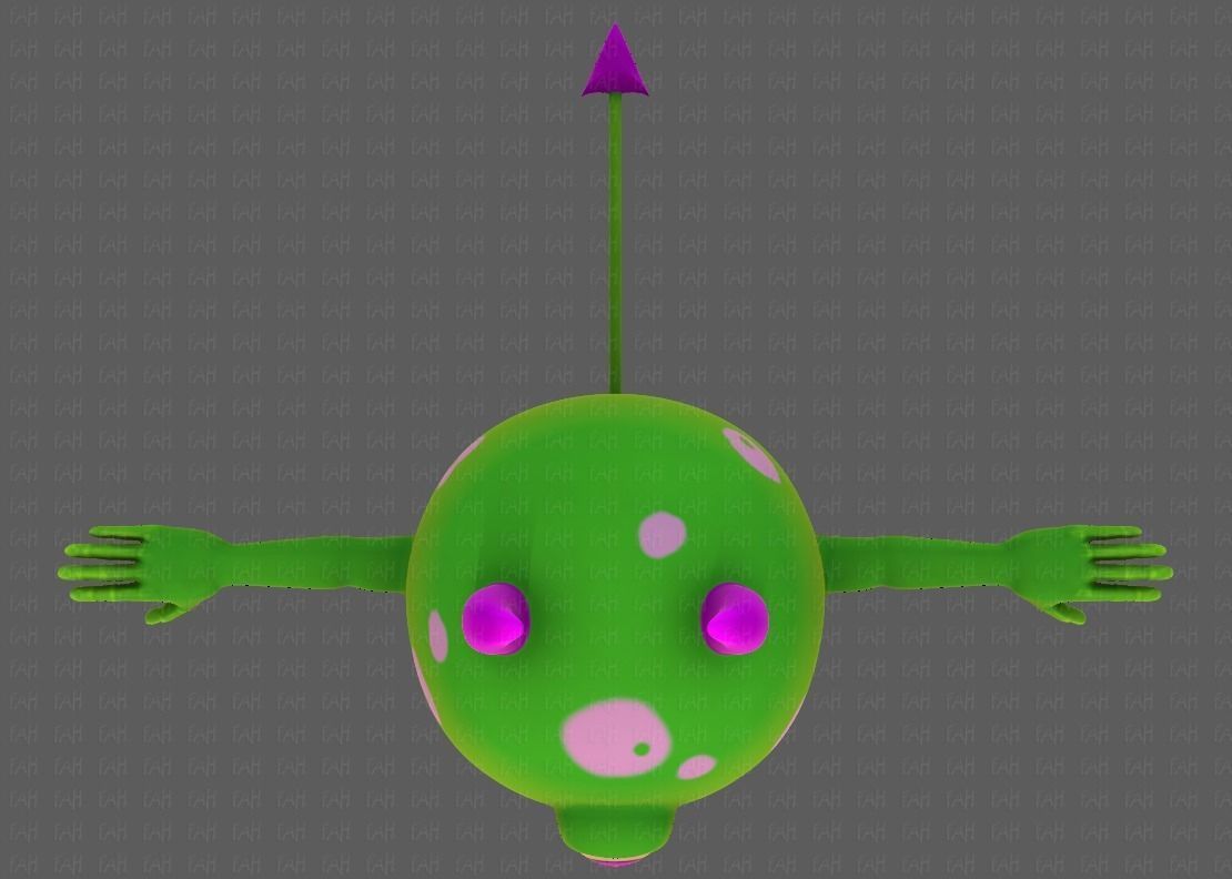 Monster V06 Low-poly 3D model_33