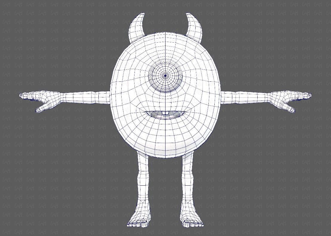 Monster V06 Low-poly 3D model_25