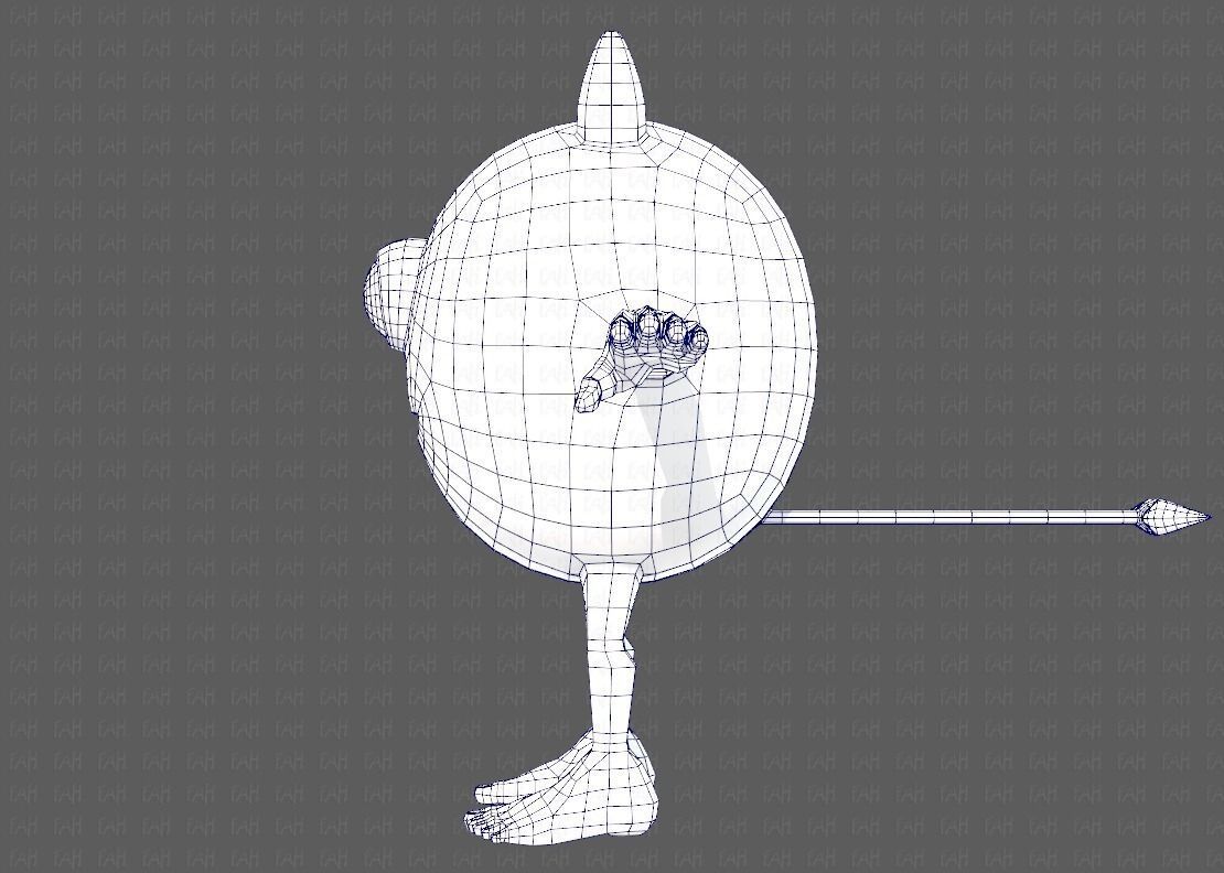 Monster V06 Low-poly 3D model_31