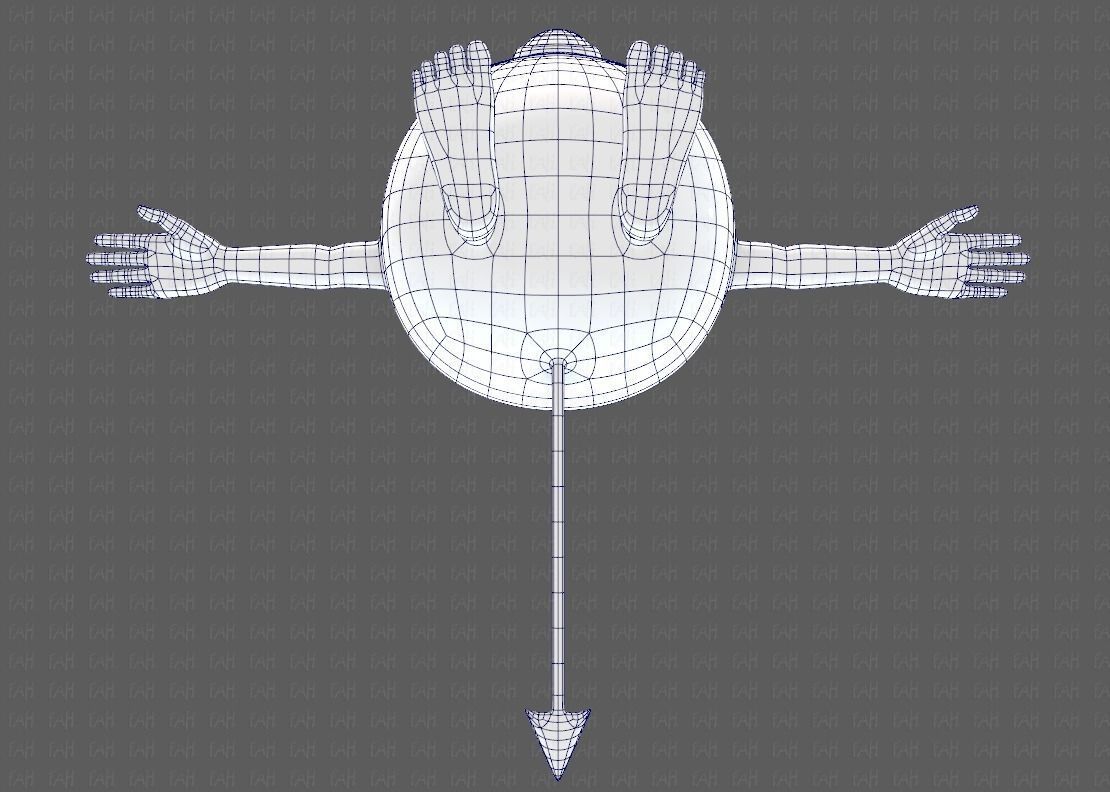 Monster V06 Low-poly 3D model_38