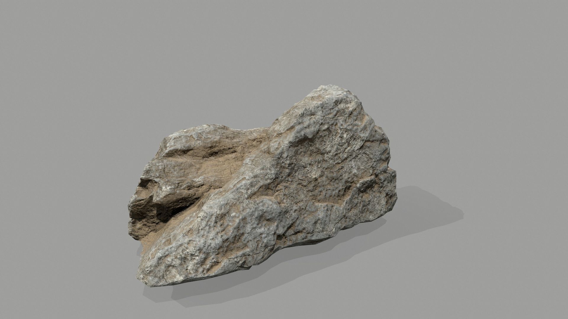 desert rocks Low-poly 3D model_37