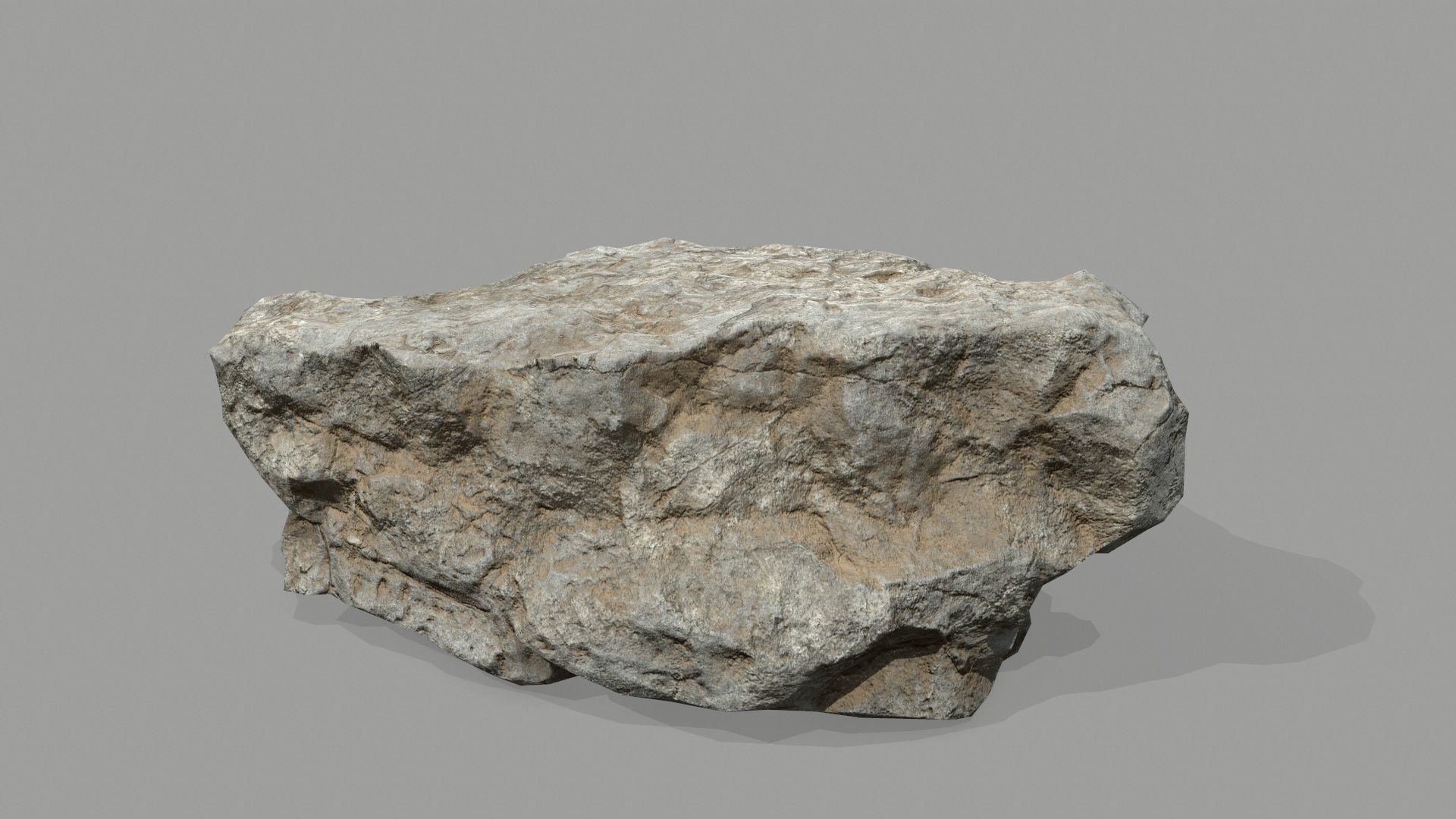 desert rocks Low-poly 3D model_24