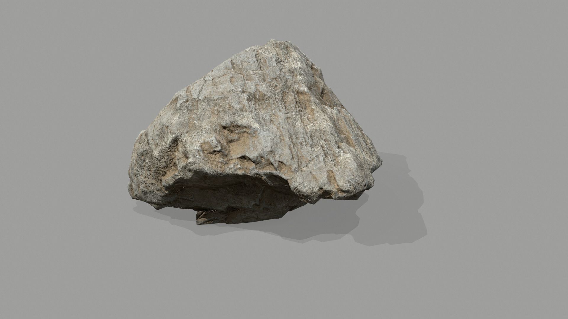 desert rocks Low-poly 3D model_21