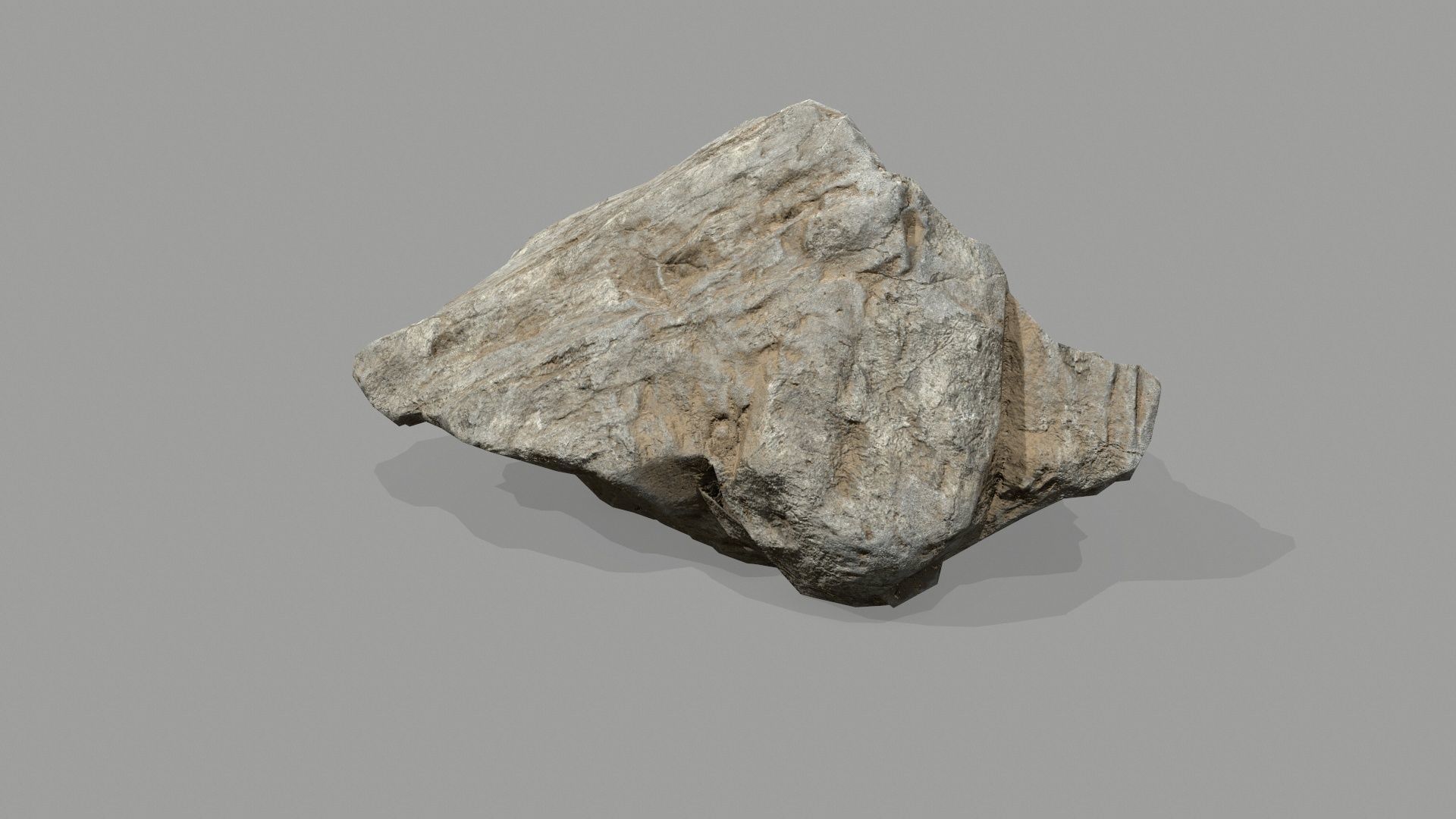 desert rocks Low-poly 3D model_22