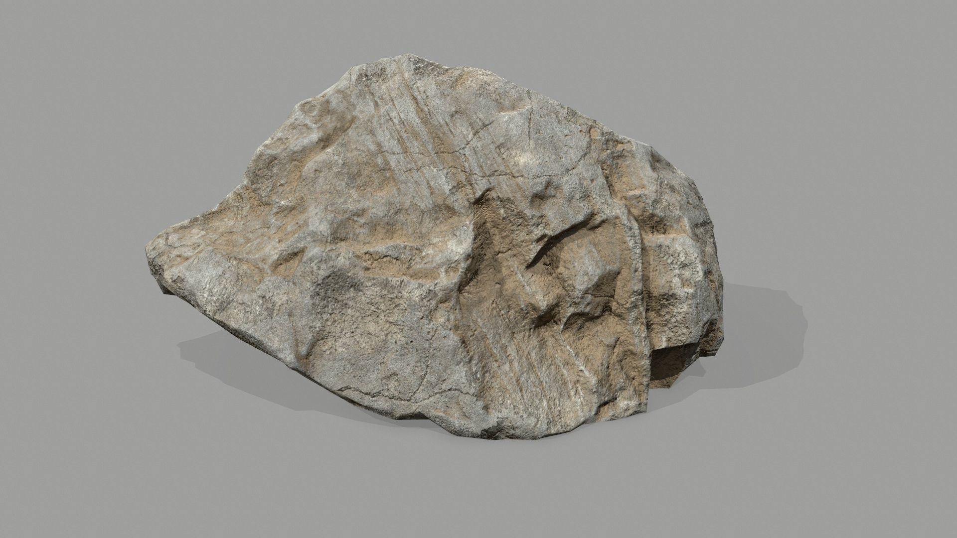 desert rocks Low-poly 3D model_23