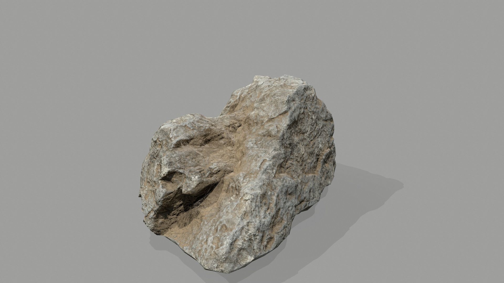 desert rocks Low-poly 3D model_35
