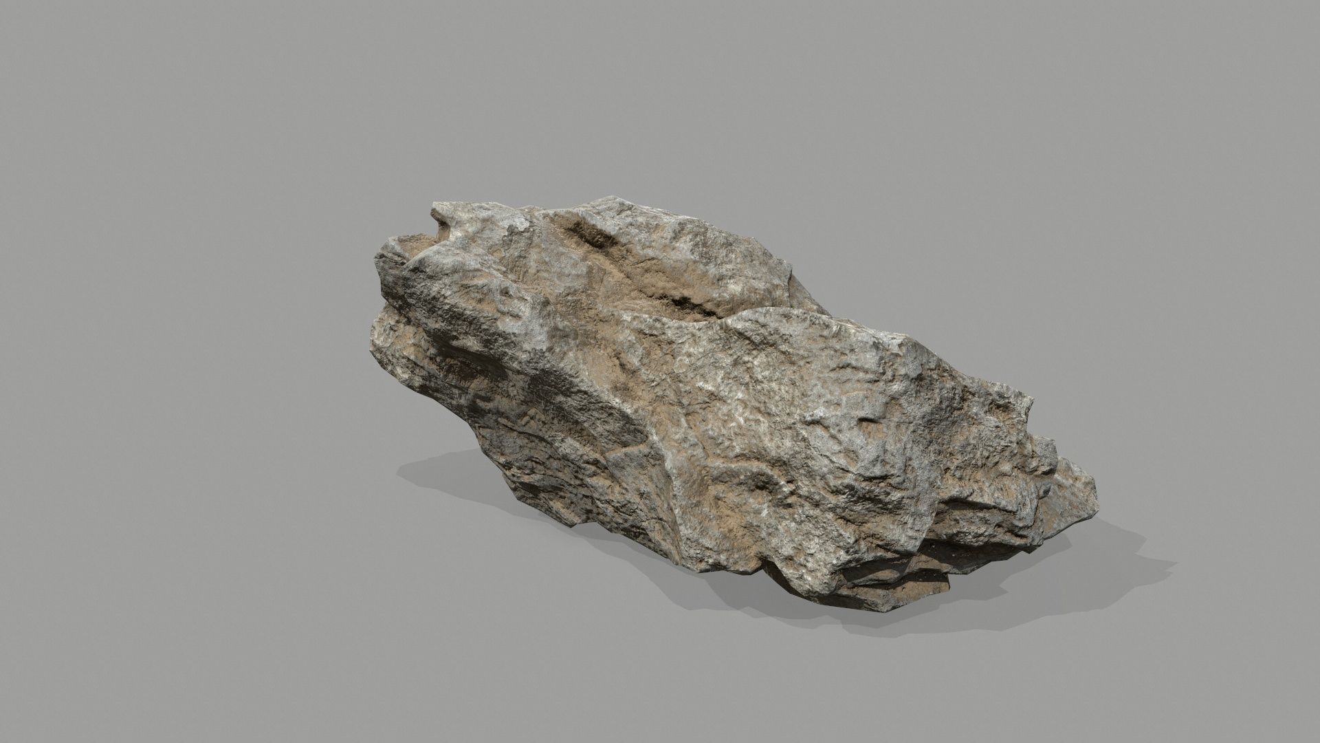 desert rocks Low-poly 3D model_36