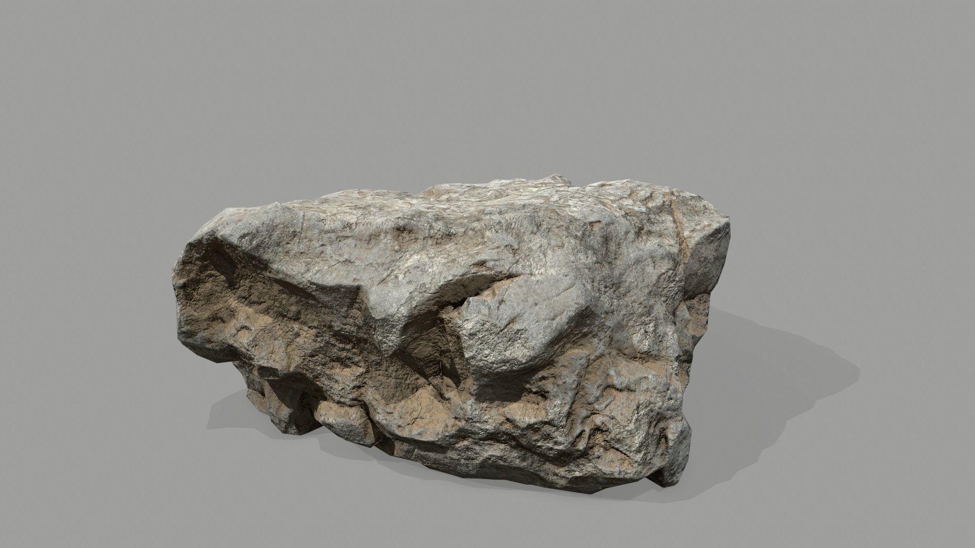 desert rocks Low-poly 3D model_25