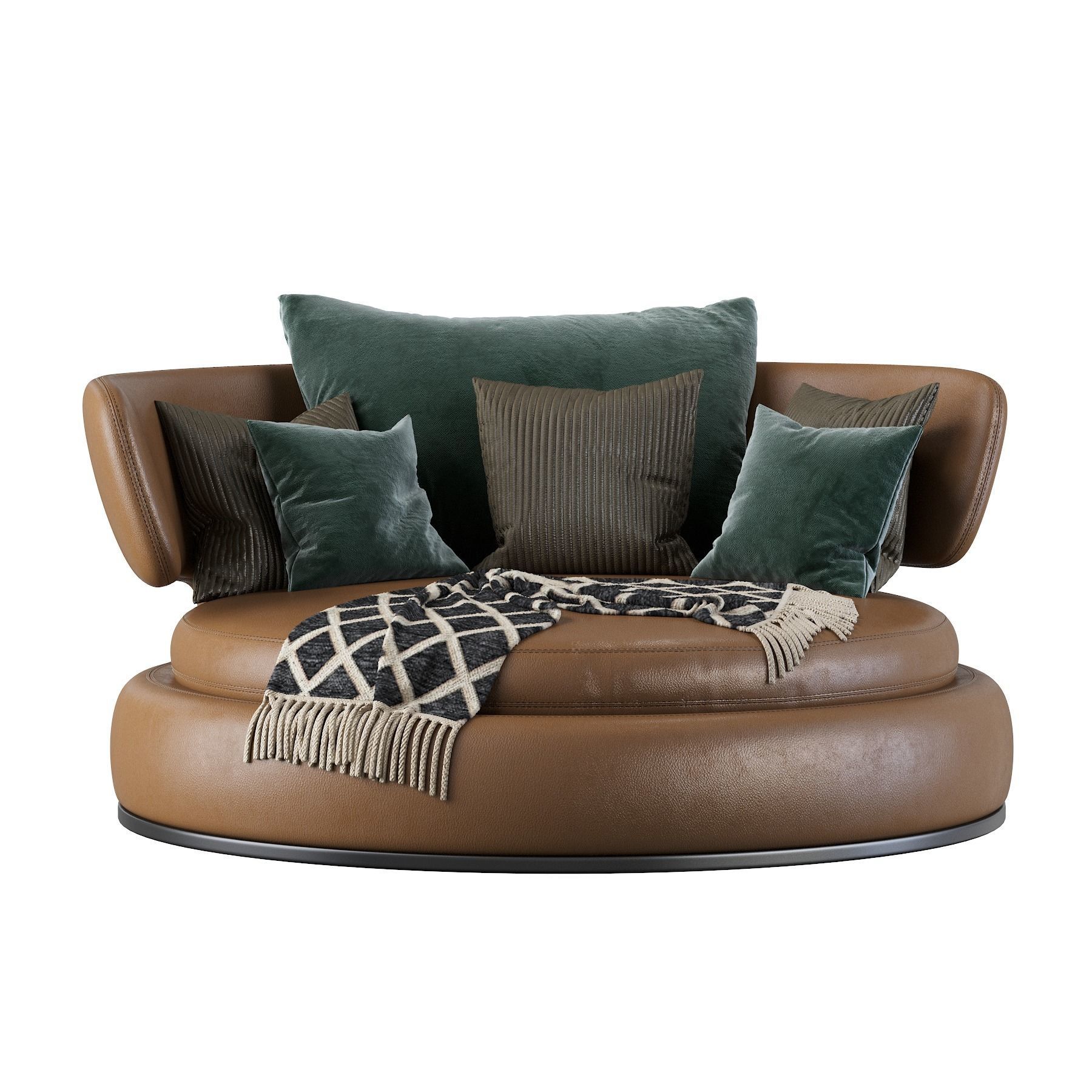 Amoenus Soft Maxalto Swivel Sofa 3D model_8