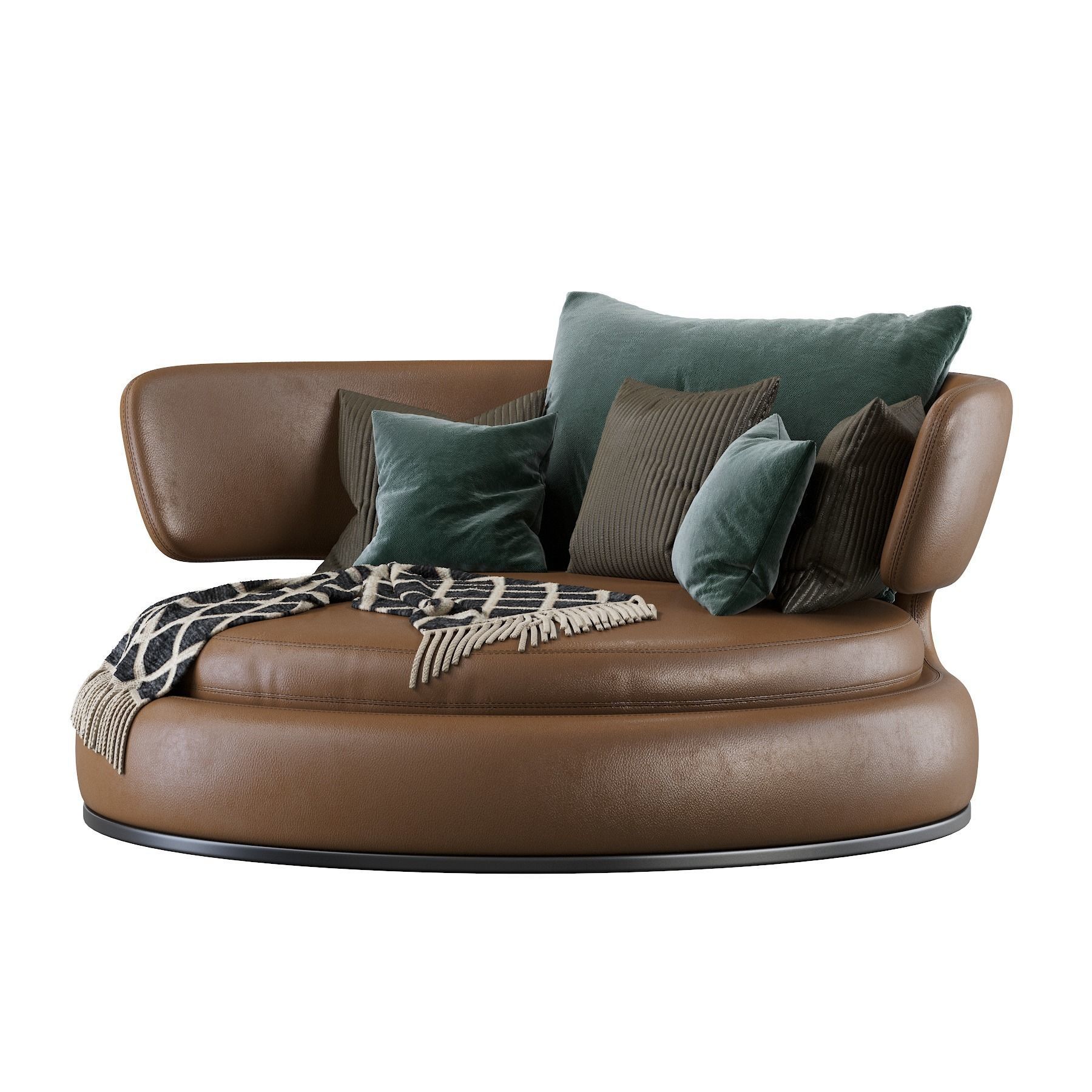 Amoenus Soft Maxalto Swivel Sofa 3D model_9