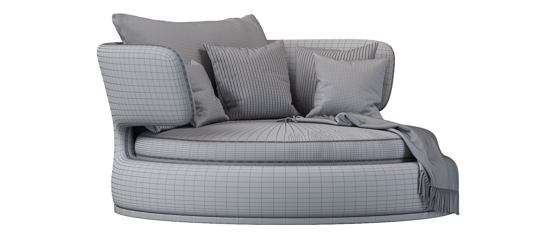 Amoenus Soft Maxalto Swivel Sofa 3D model_12