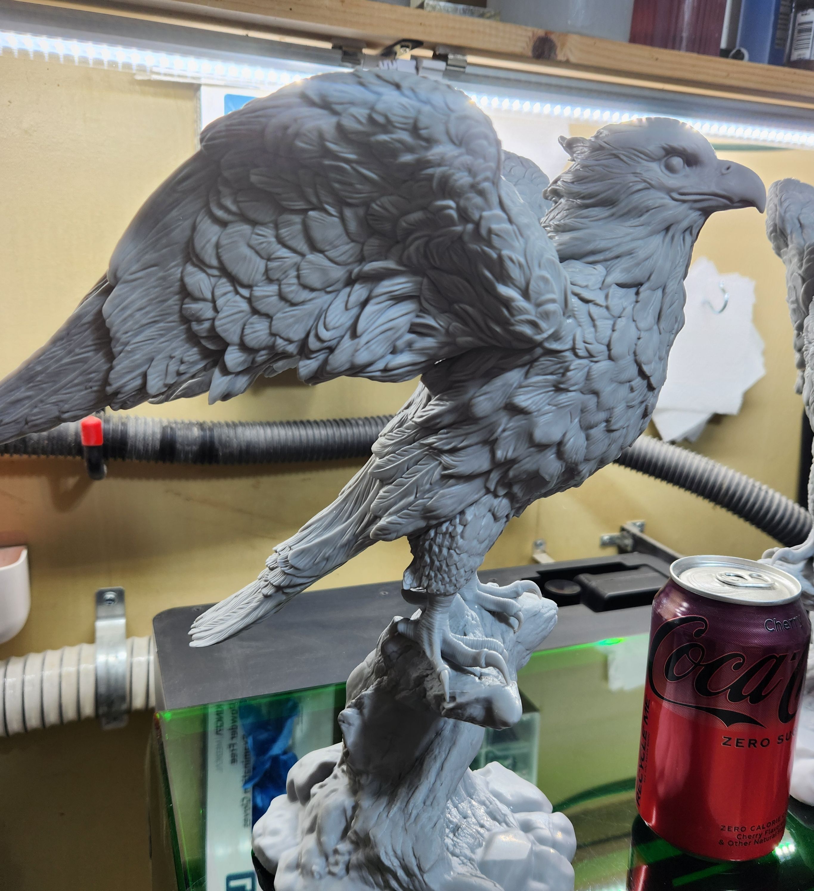 Falcon eagle 3D print model_7