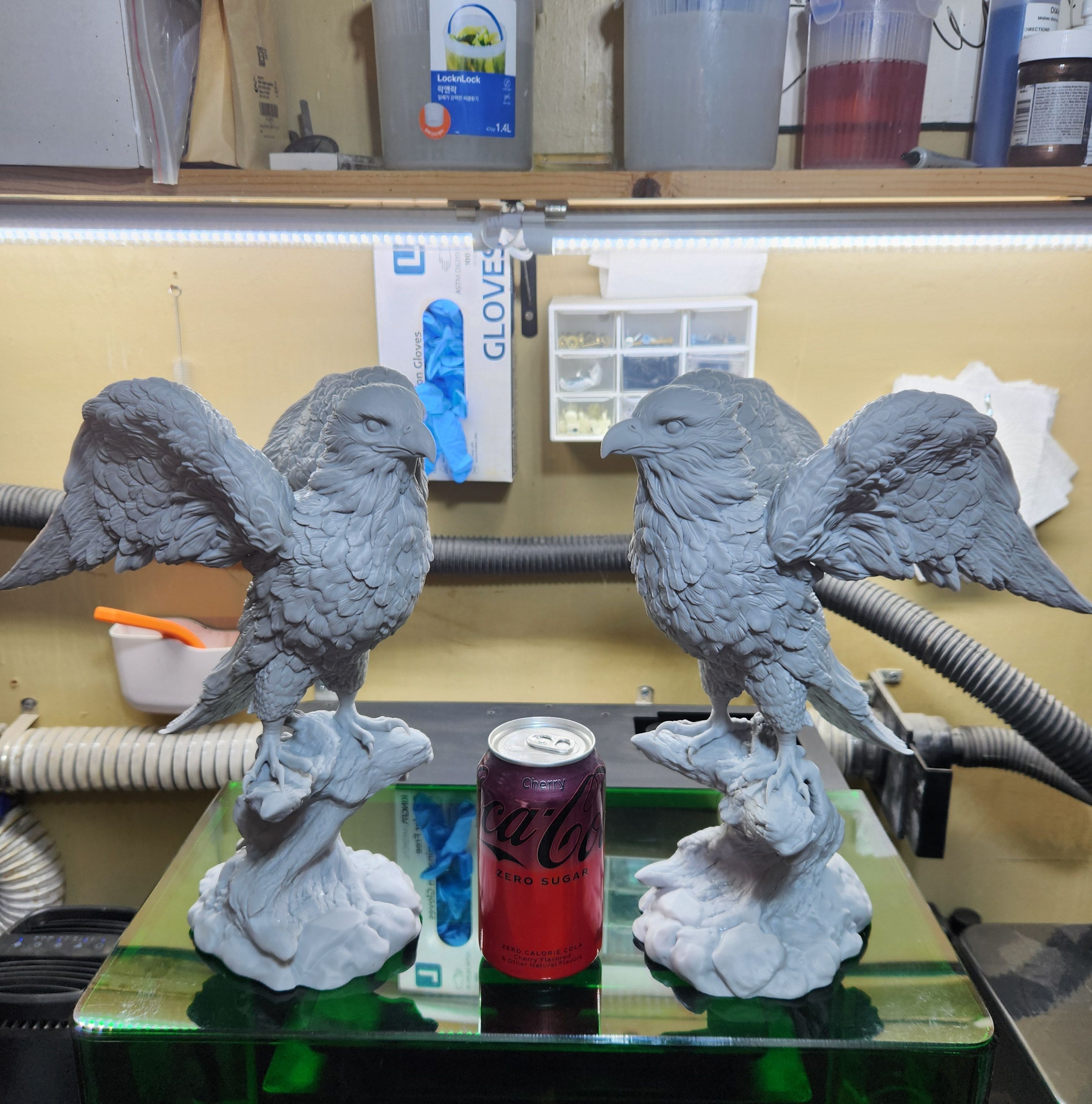 Falcon eagle 3D print model_10