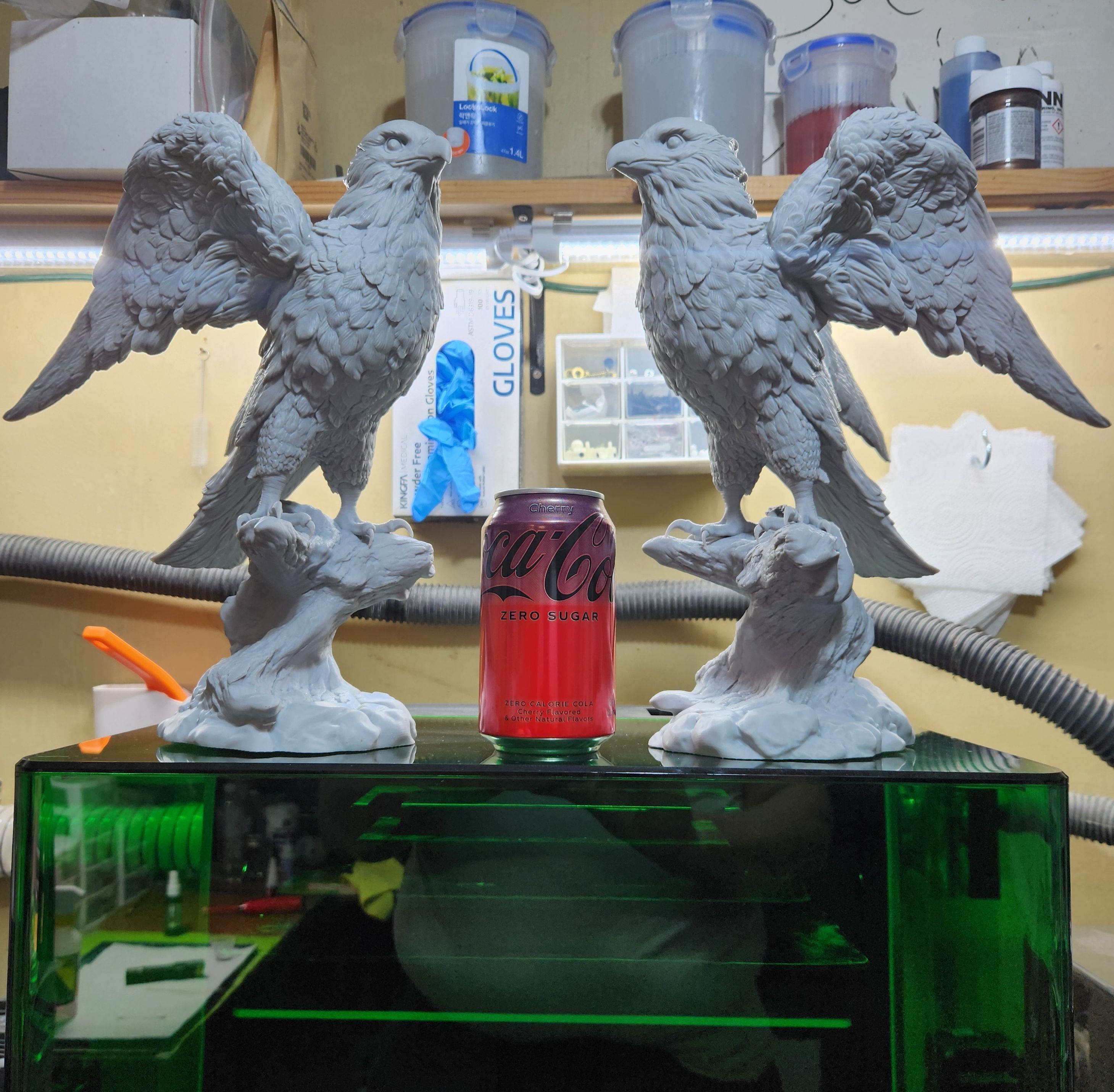 Falcon eagle 3D print model_9