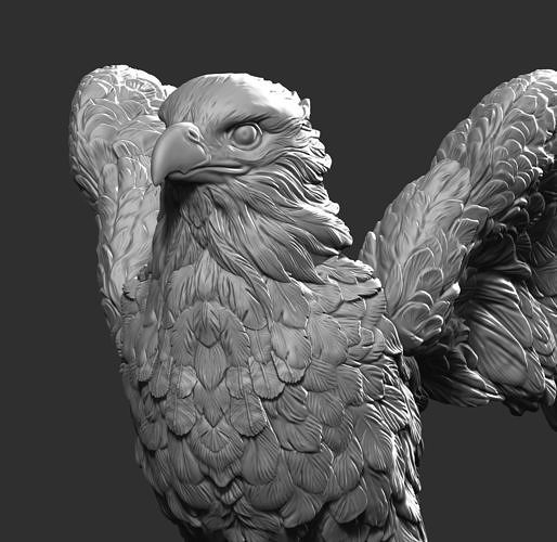 Falcon eagle 3D print model