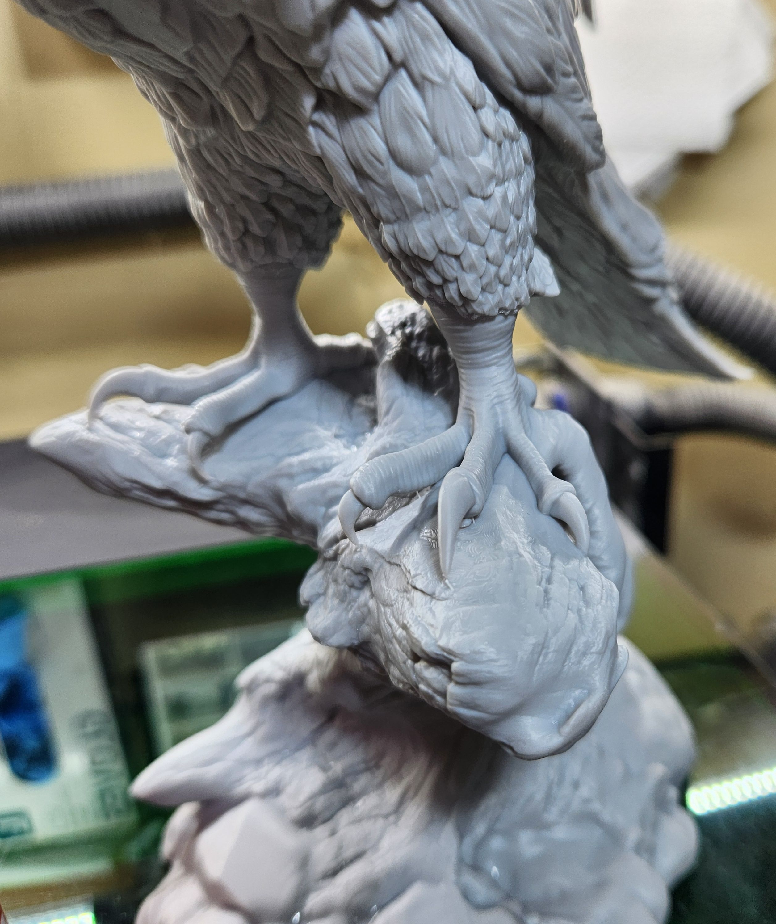 Falcon eagle 3D print model_8