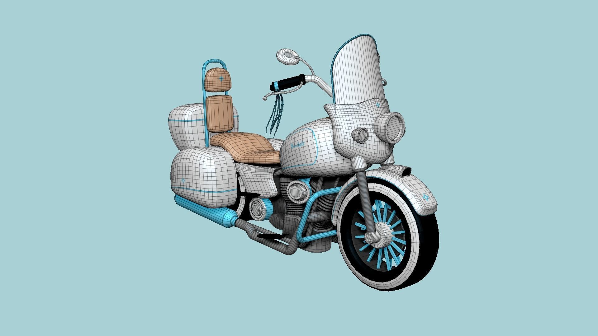 10 Motorcycle Cartoon B Collection - Custom Vehicle Design _80