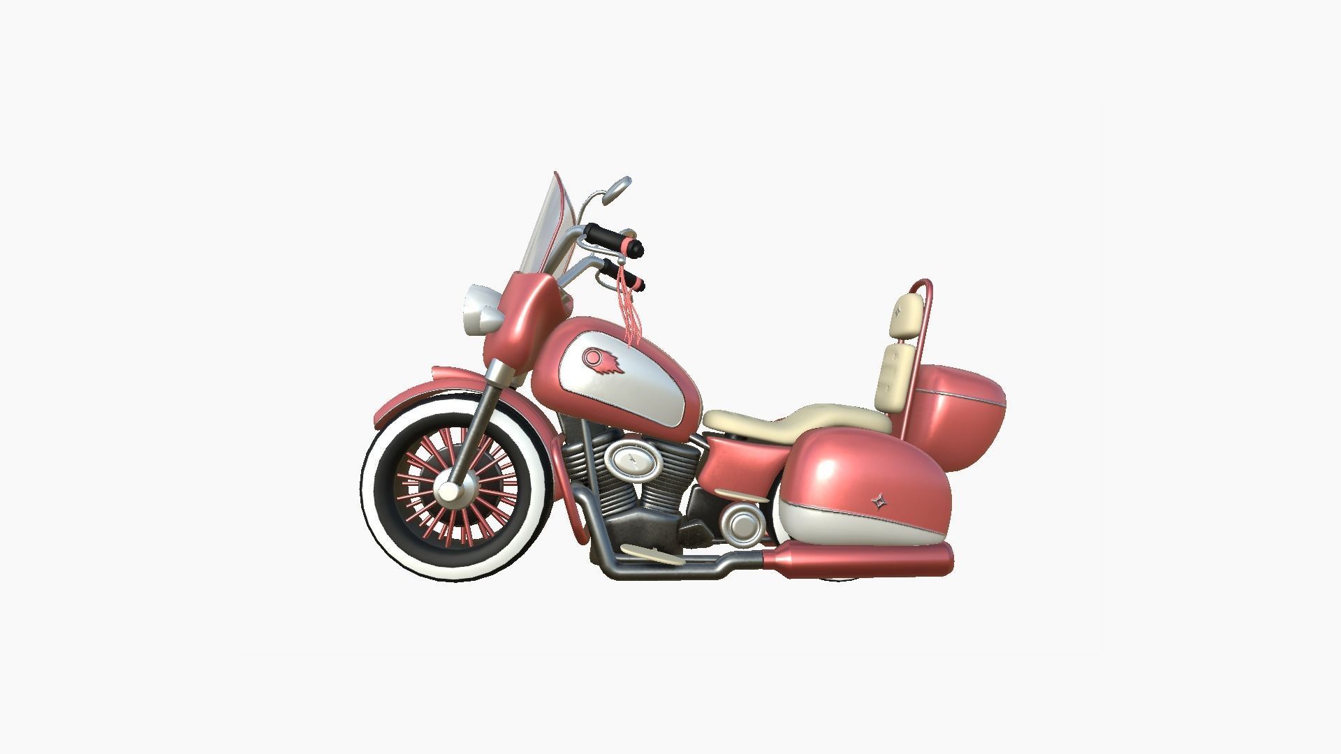 10 Motorcycle Cartoon B Collection - Custom Vehicle Design _59