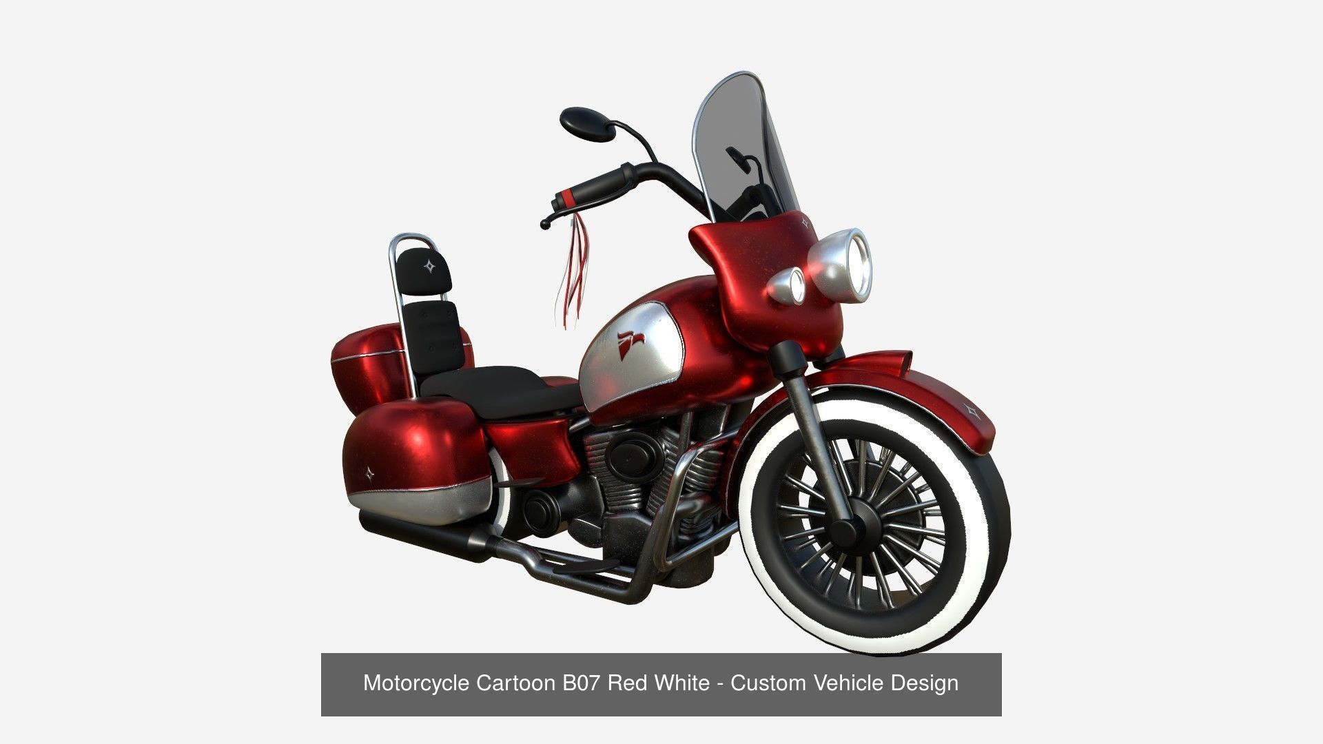 10 Motorcycle Cartoon B Collection - Custom Vehicle Design _7