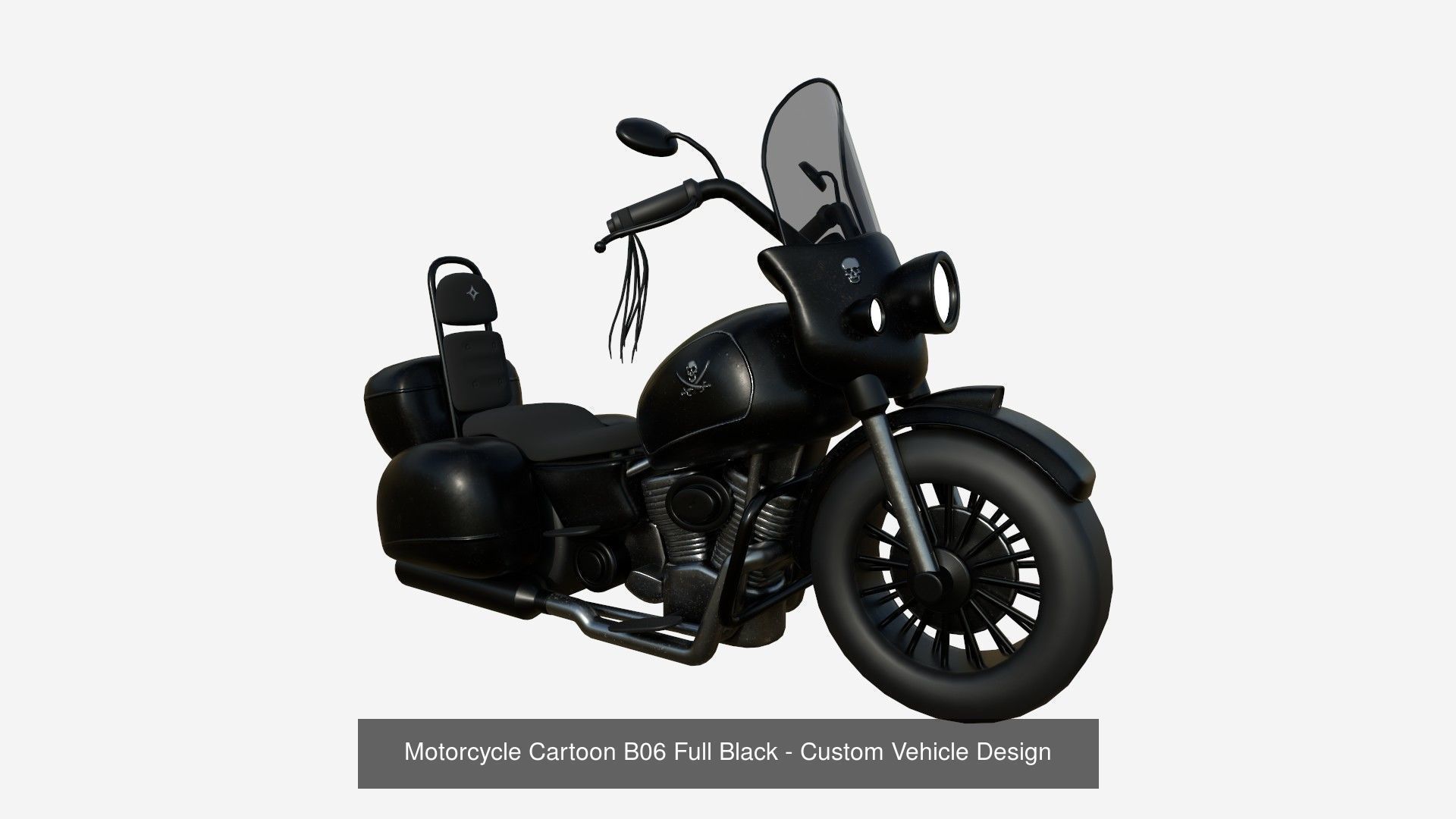 10 Motorcycle Cartoon B Collection - Custom Vehicle Design _6