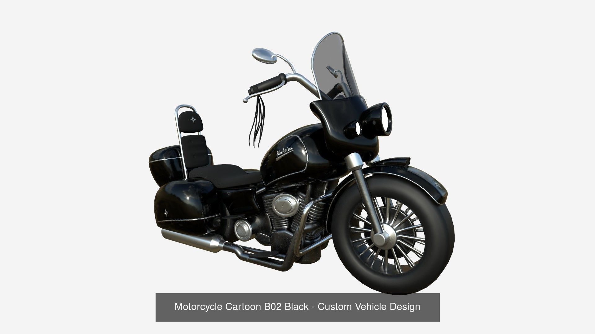 10 Motorcycle Cartoon B Collection - Custom Vehicle Design _2