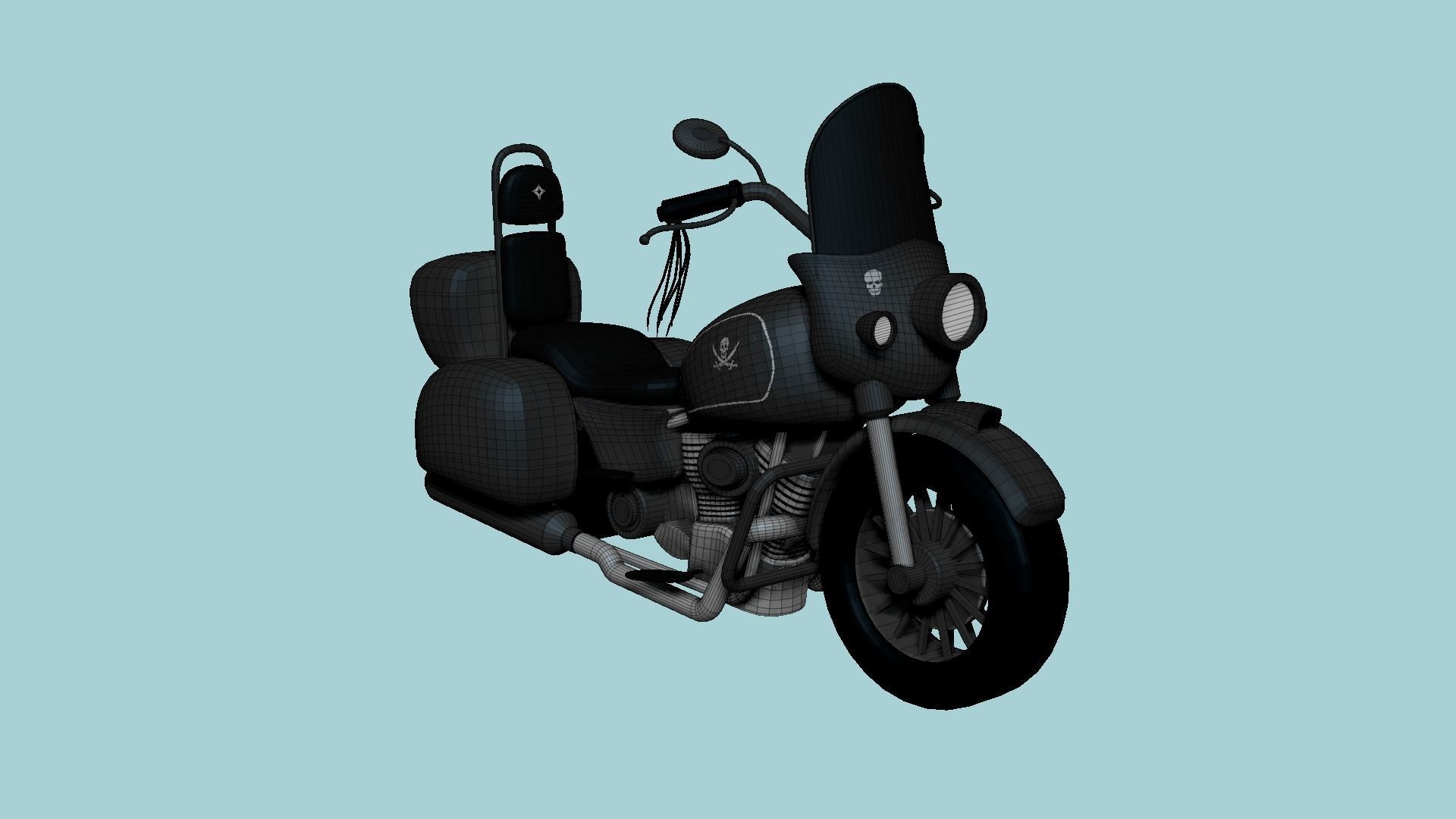 10 Motorcycle Cartoon B Collection - Custom Vehicle Design _79