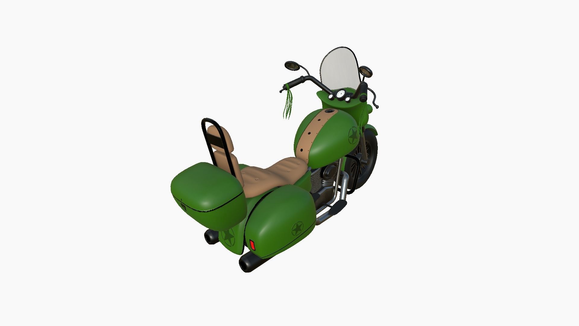 10 Motorcycle Cartoon B Collection - Custom Vehicle Design _37