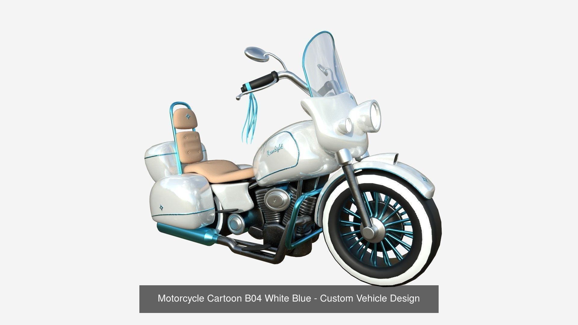 10 Motorcycle Cartoon B Collection - Custom Vehicle Design _4