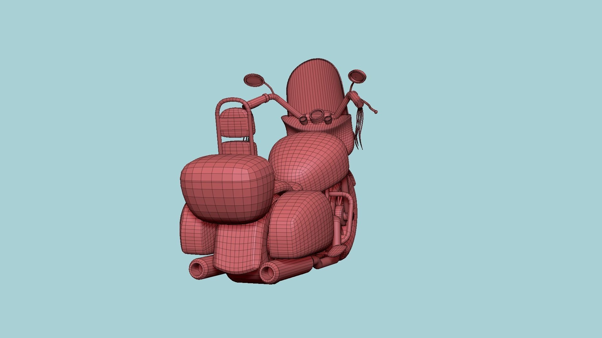 10 Motorcycle Cartoon B Collection - Custom Vehicle Design _21