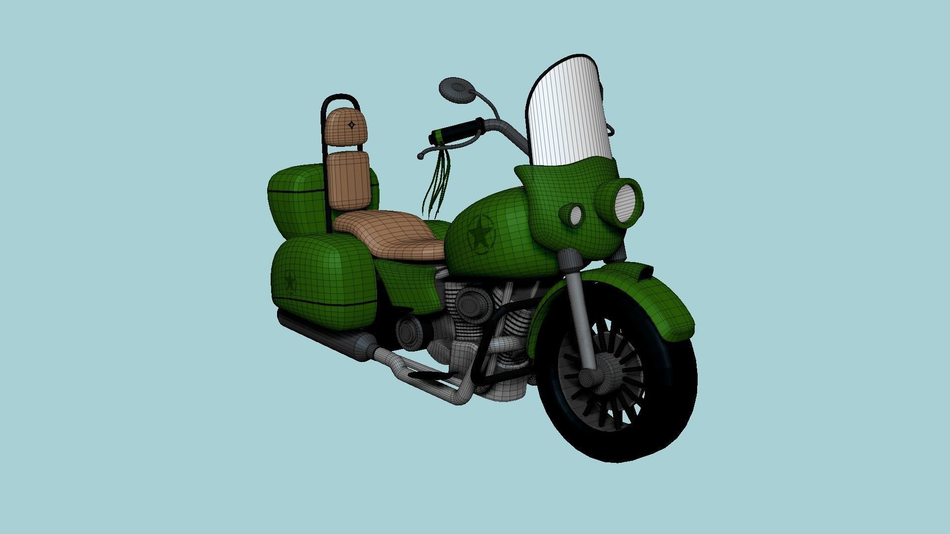 10 Motorcycle Cartoon B Collection - Custom Vehicle Design _76
