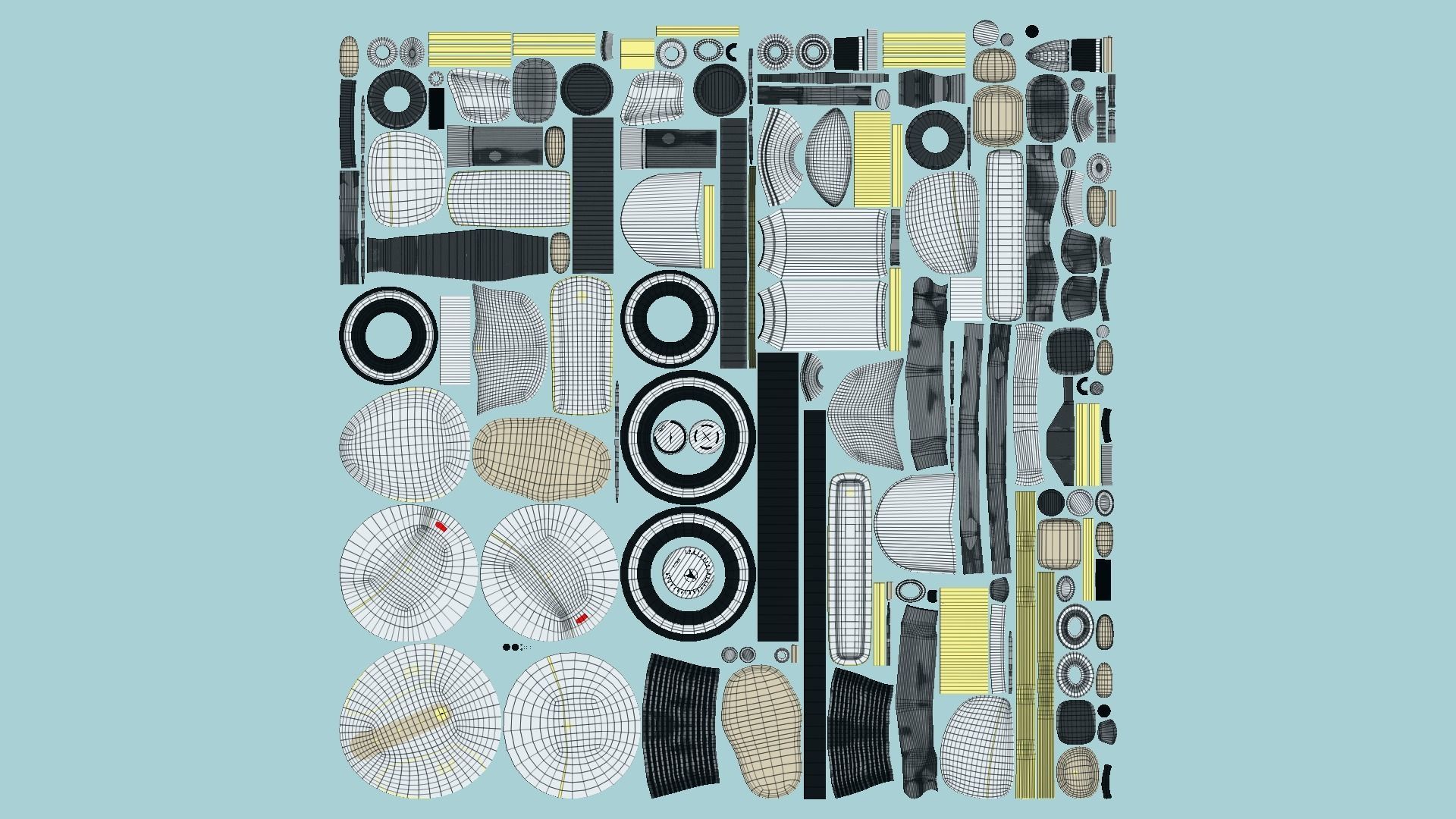 10 Motorcycle Cartoon B Collection - Custom Vehicle Design _72