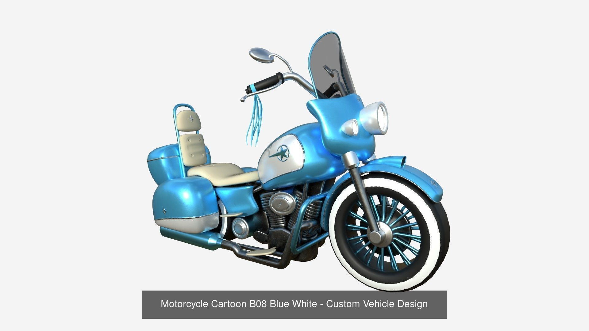 10 Motorcycle Cartoon B Collection - Custom Vehicle Design _8