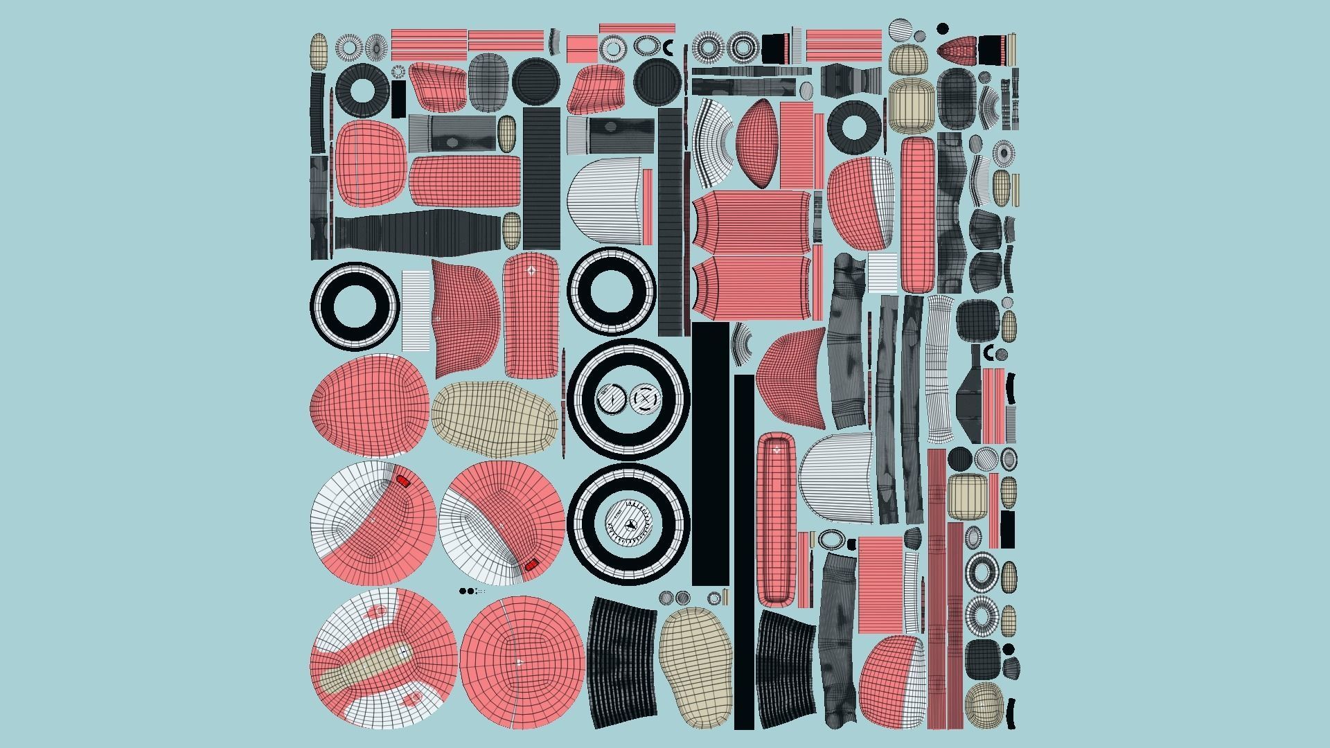 10 Motorcycle Cartoon B Collection - Custom Vehicle Design _77