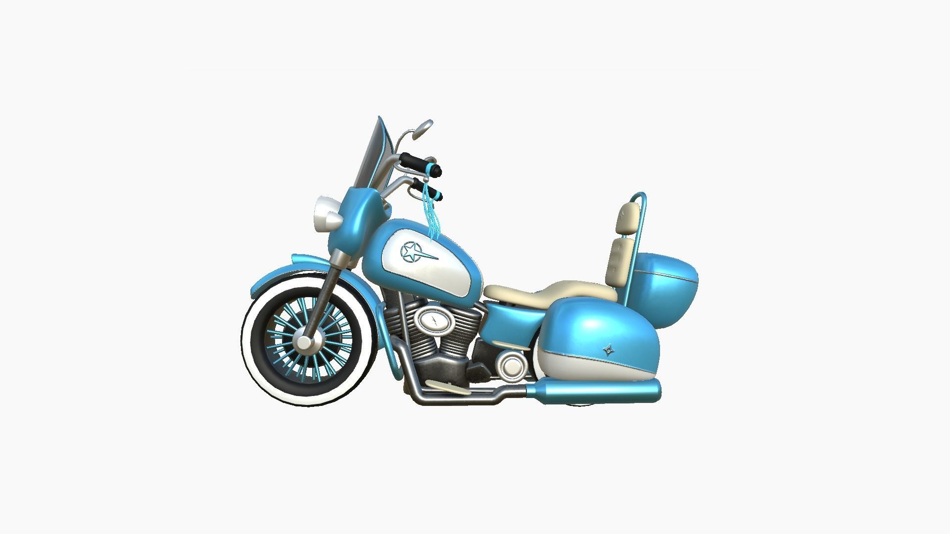 10 Motorcycle Cartoon B Collection - Custom Vehicle Design _58