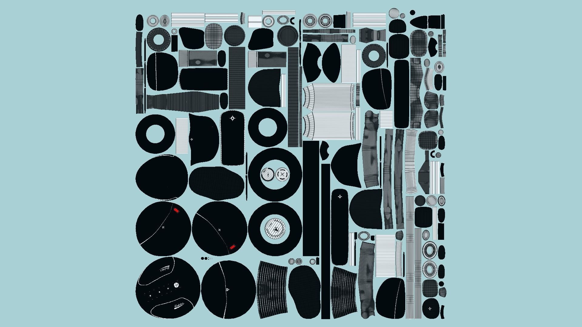 10 Motorcycle Cartoon B Collection - Custom Vehicle Design _67