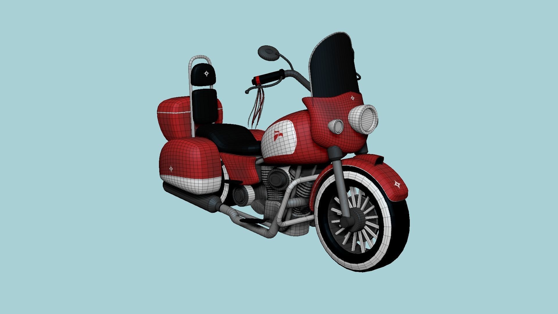 10 Motorcycle Cartoon B Collection - Custom Vehicle Design _73