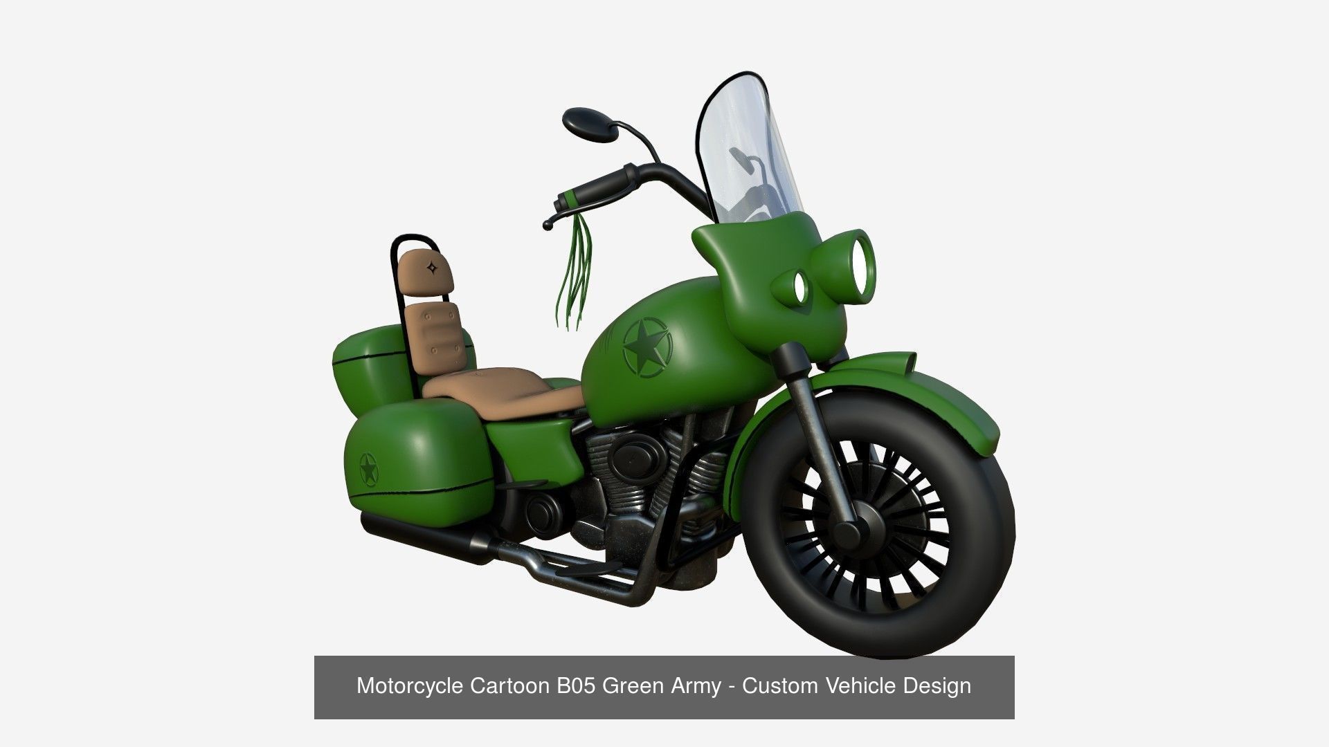 10 Motorcycle Cartoon B Collection - Custom Vehicle Design _5