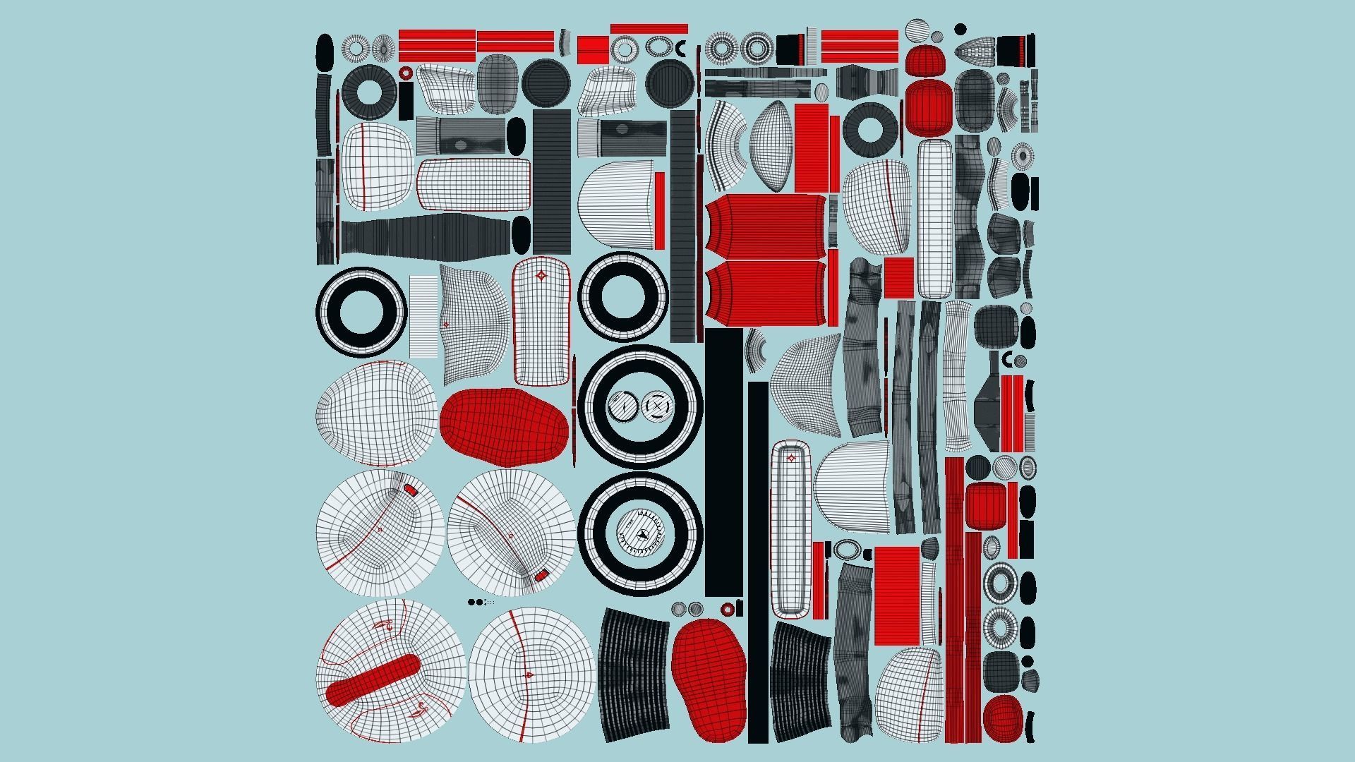 10 Motorcycle Cartoon B Collection - Custom Vehicle Design _71