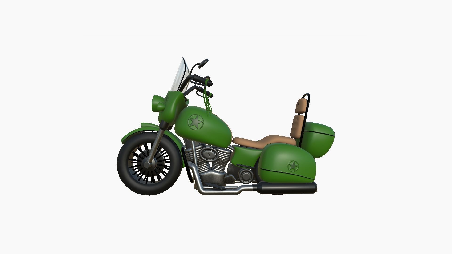 10 Motorcycle Cartoon B Collection - Custom Vehicle Design _47