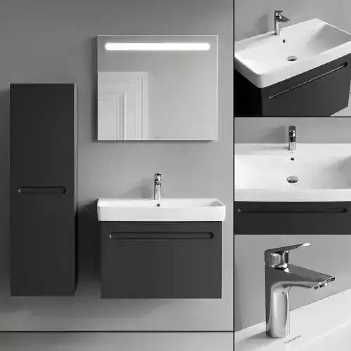  Duravit NO 1 Vanity Unit Set 1 3D model