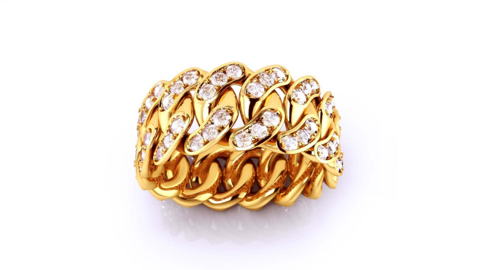 CUBAN RING S22 3D print model_12