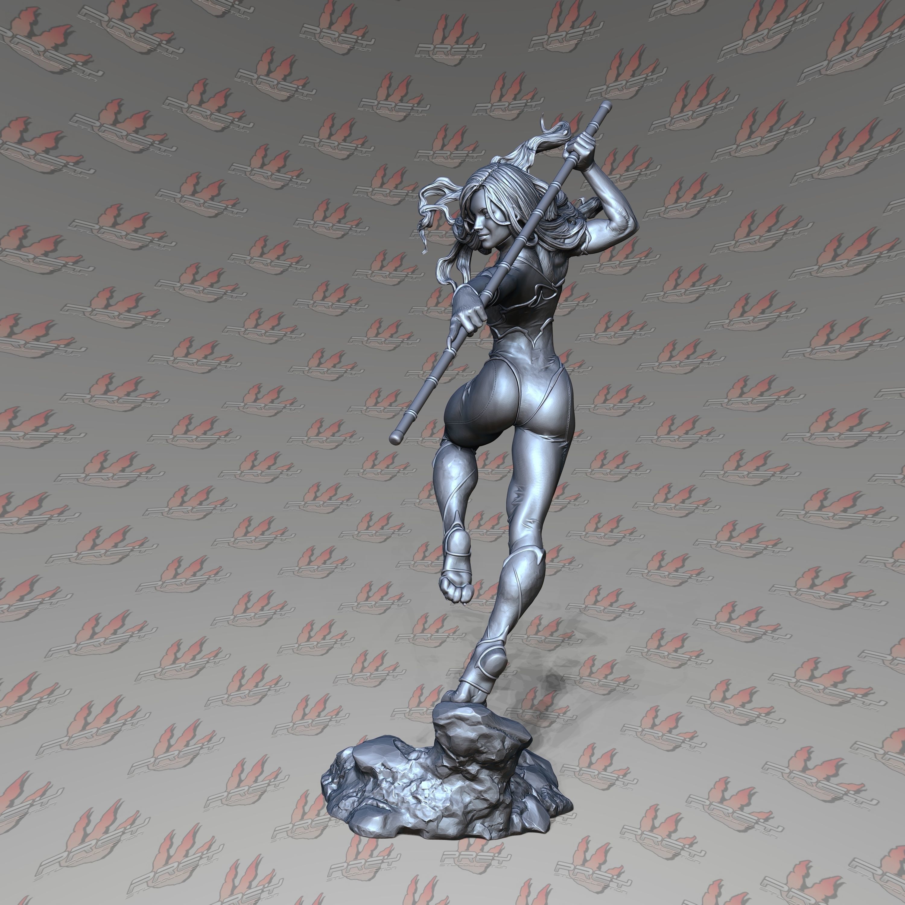 Cheetara 32mm 3D print model_6