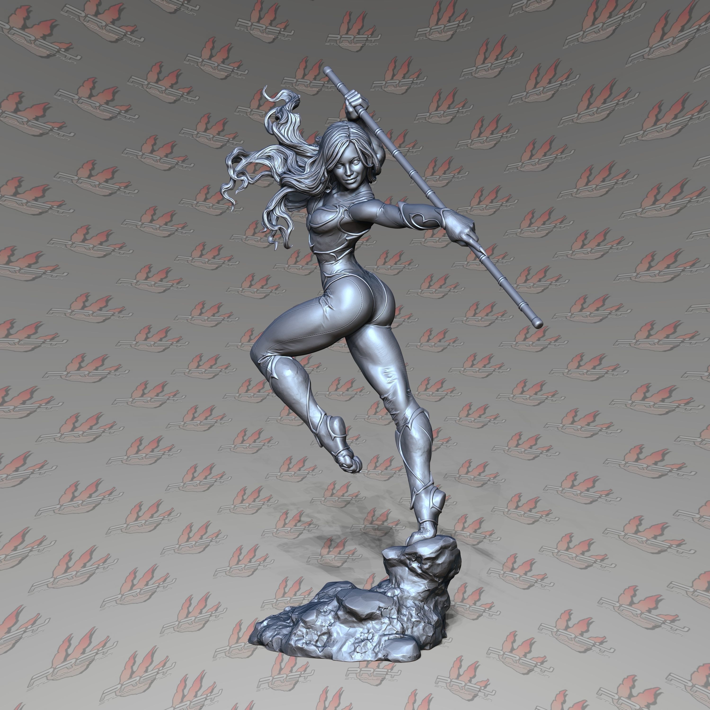 Cheetara 32mm 3D print model_1