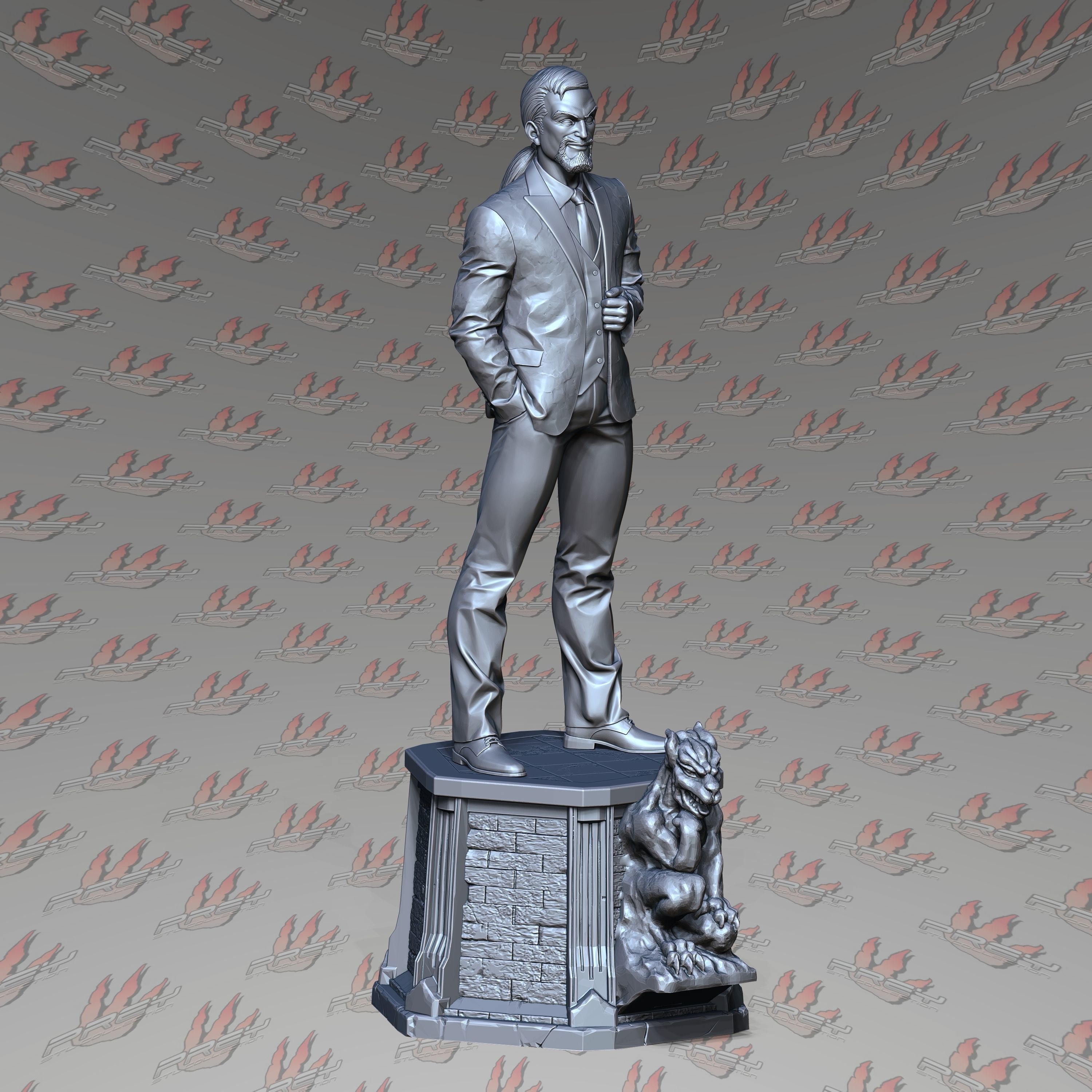 DAVID XANATOS 1-24 3D print model_2