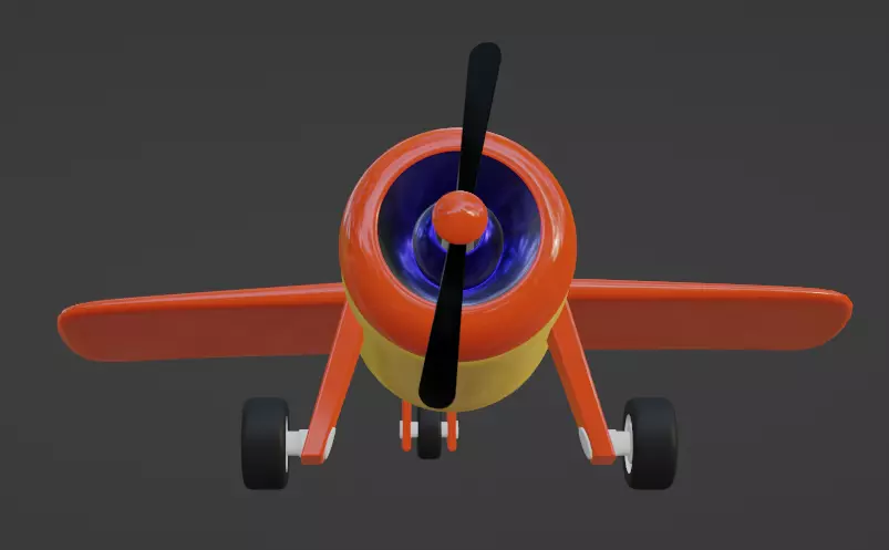 single engine plane Free 3D model