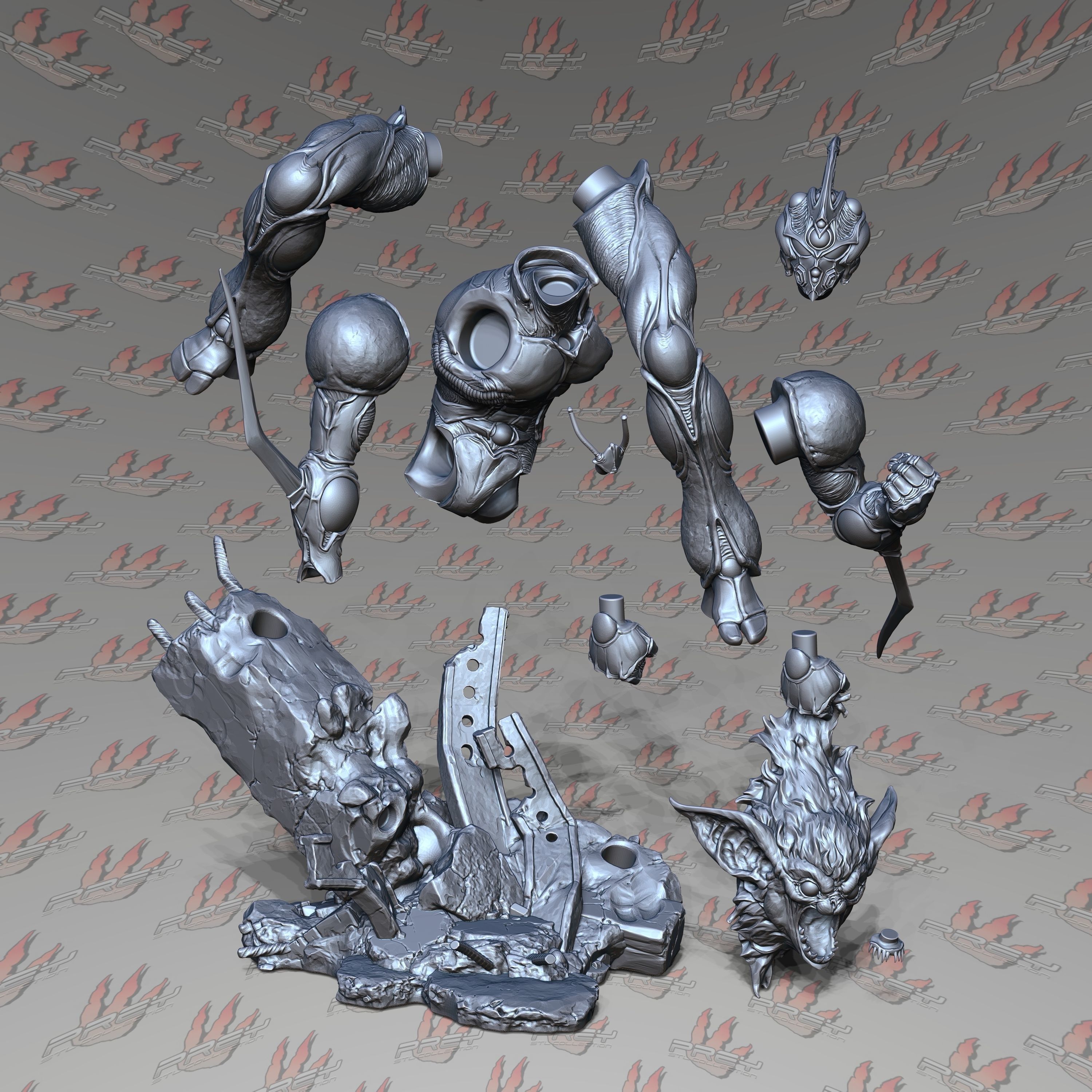 Guyver 1-10 3D print model_6