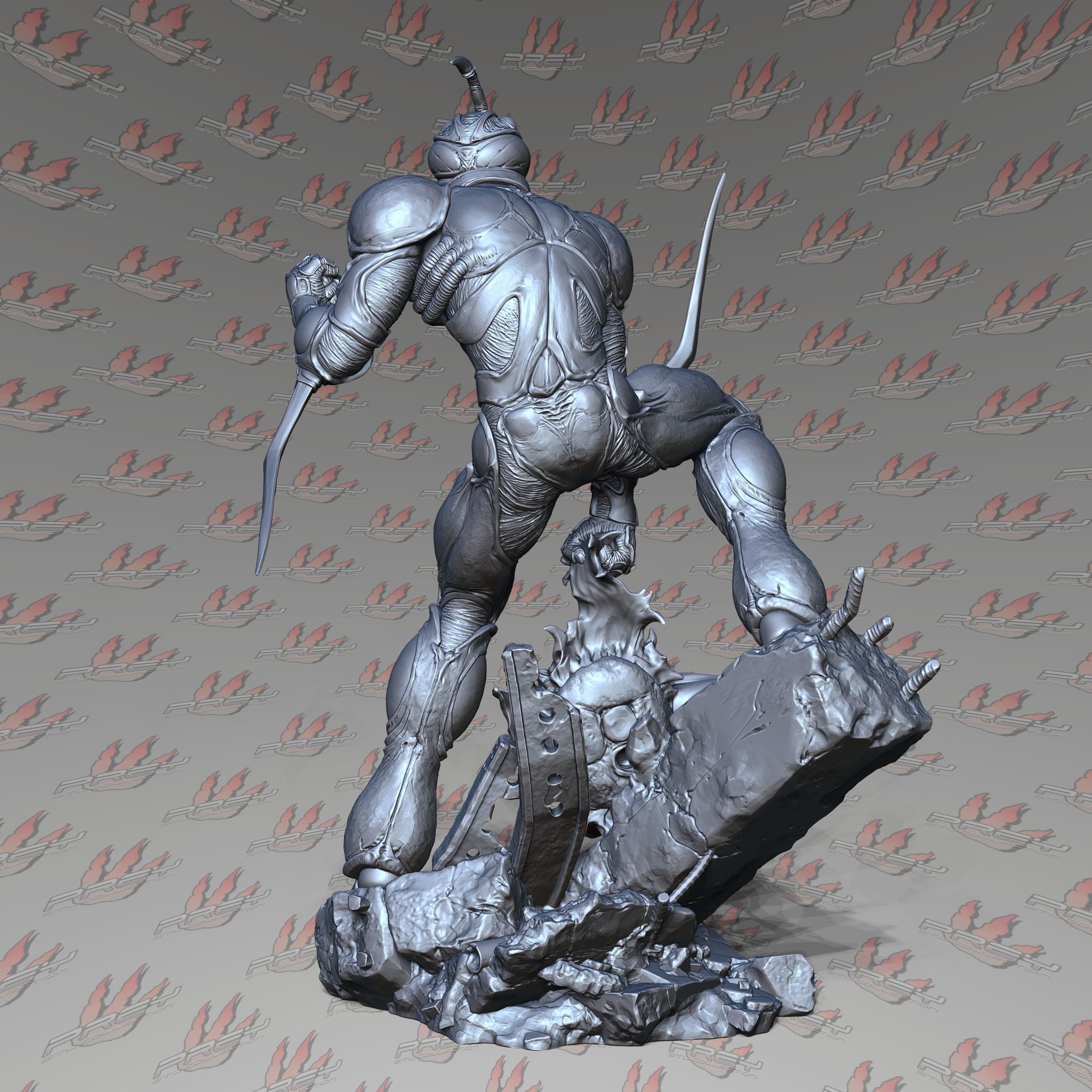 Guyver 1-24 3D print model_4