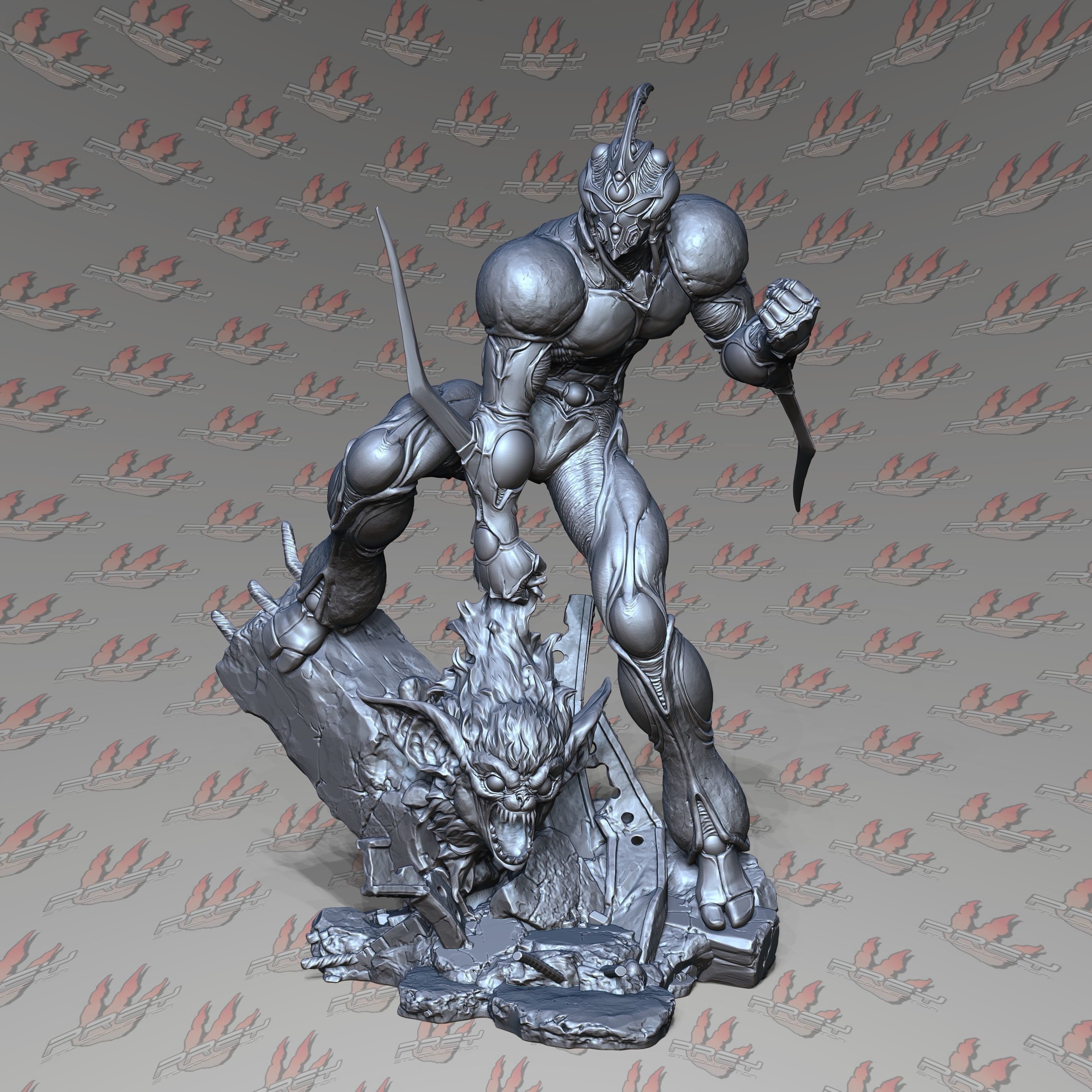 Guyver 1-24 3D print model_1