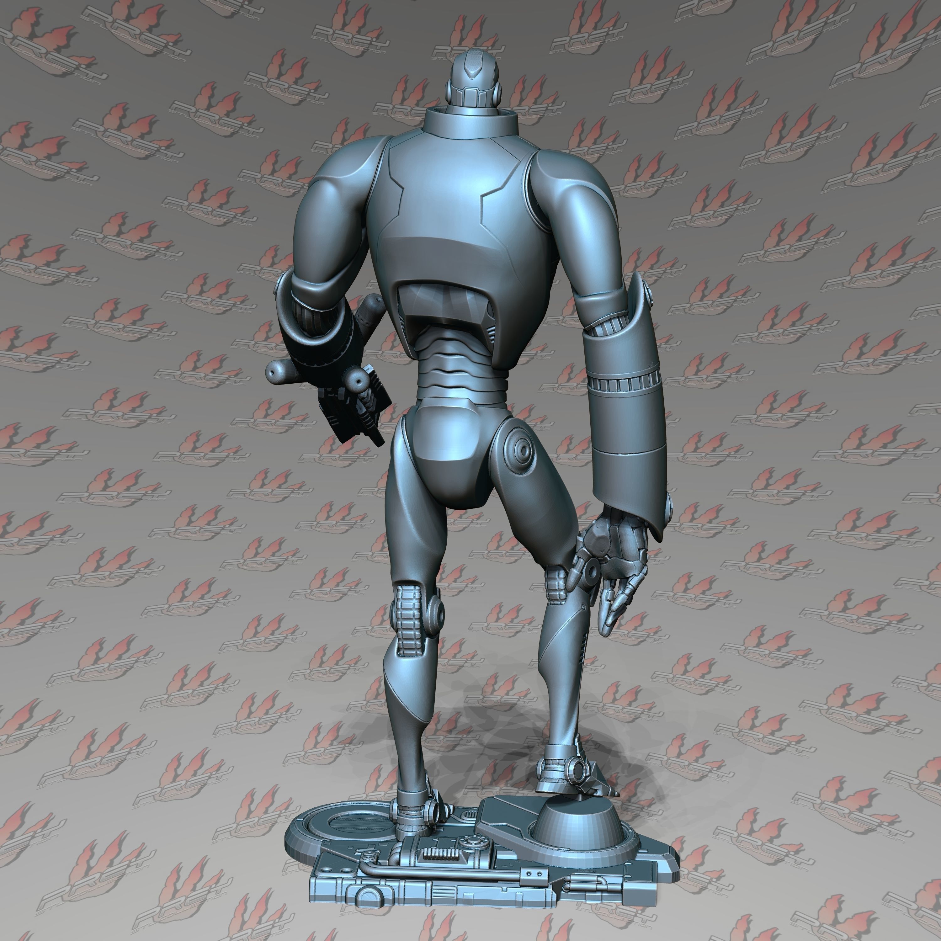 Krang 1-10 3D print model_3