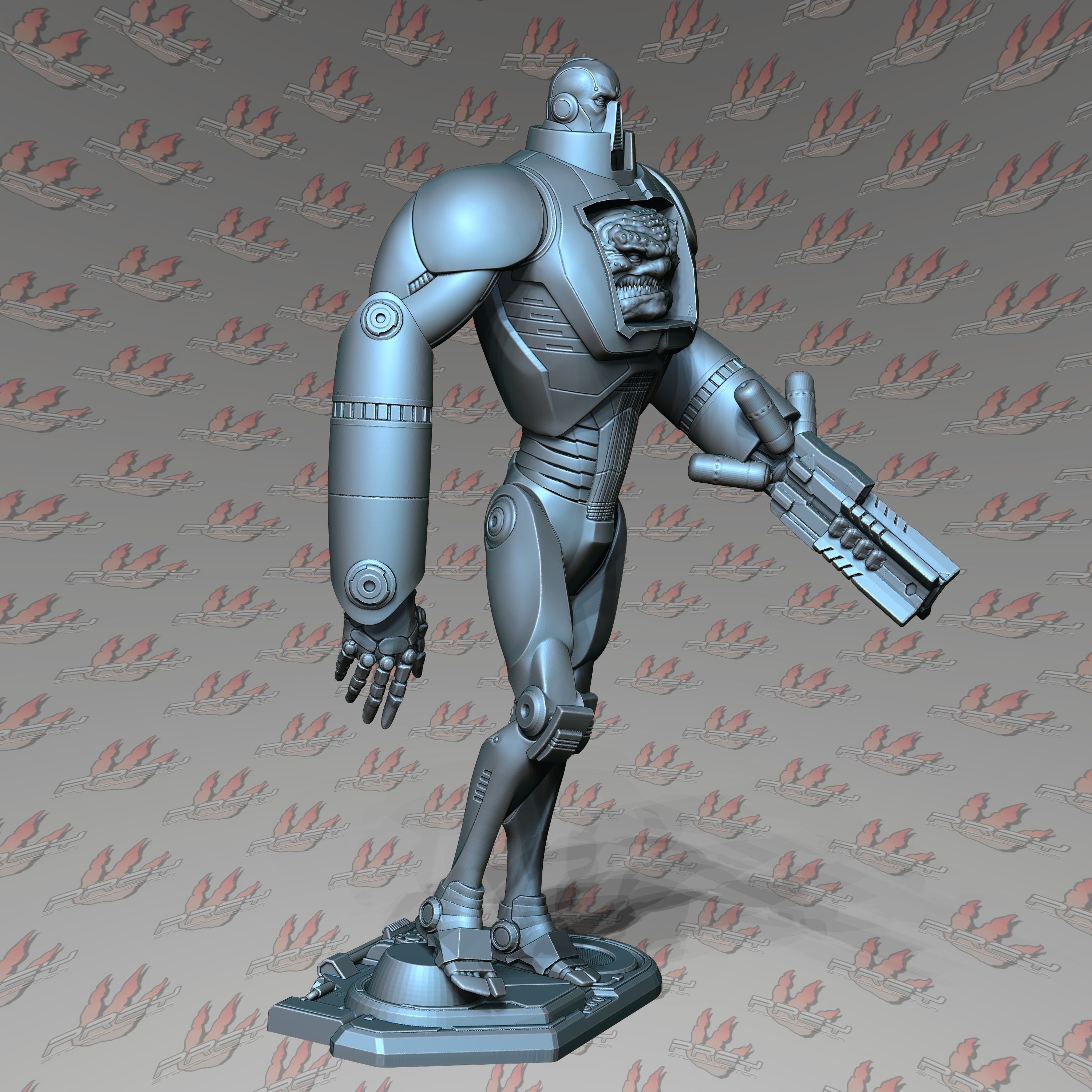 Krang 1-10 3D print model_2